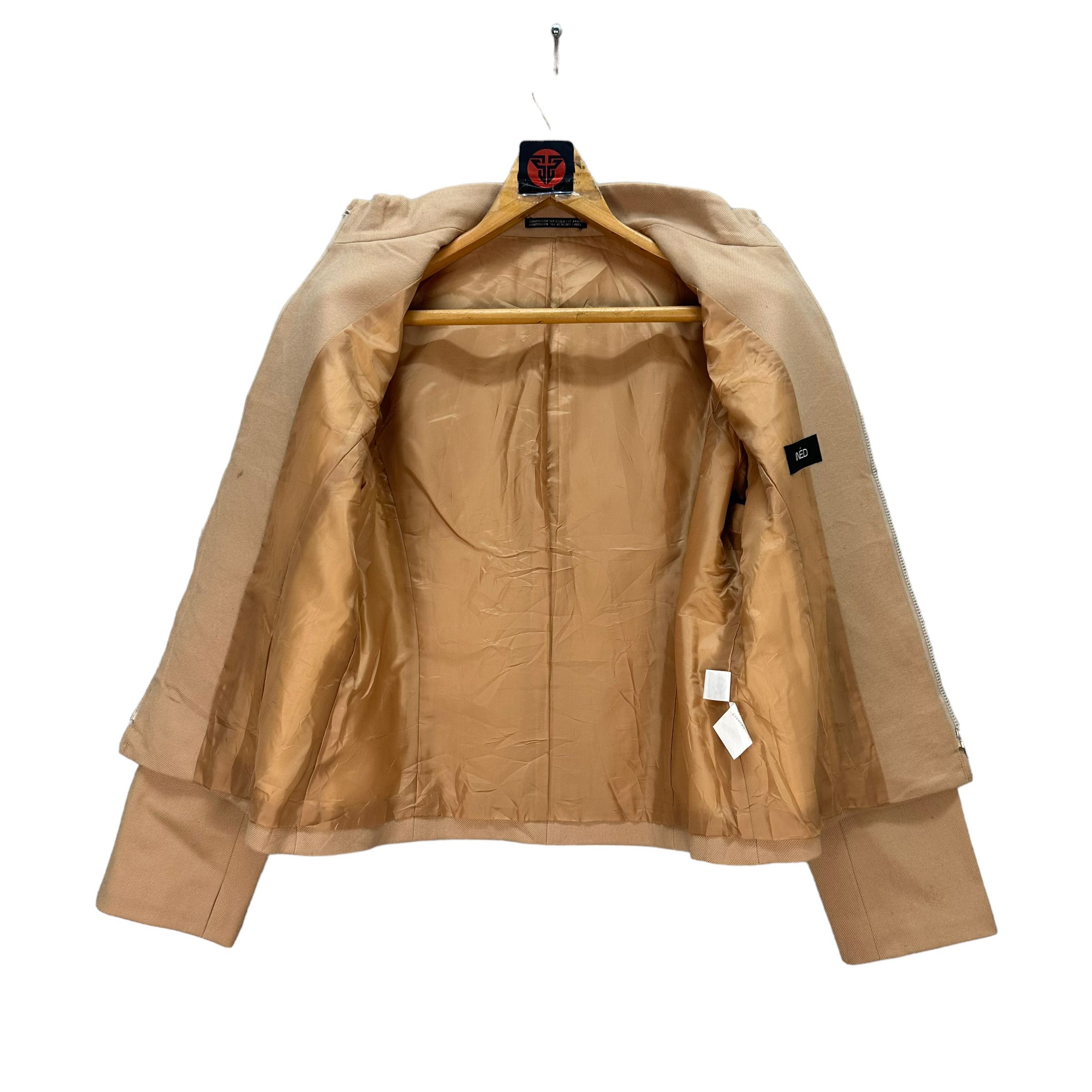 Japanese Brand INED CROPPED JACKET #7646-160 Size S / US 4 / IT 40 - 7 Thumbnail