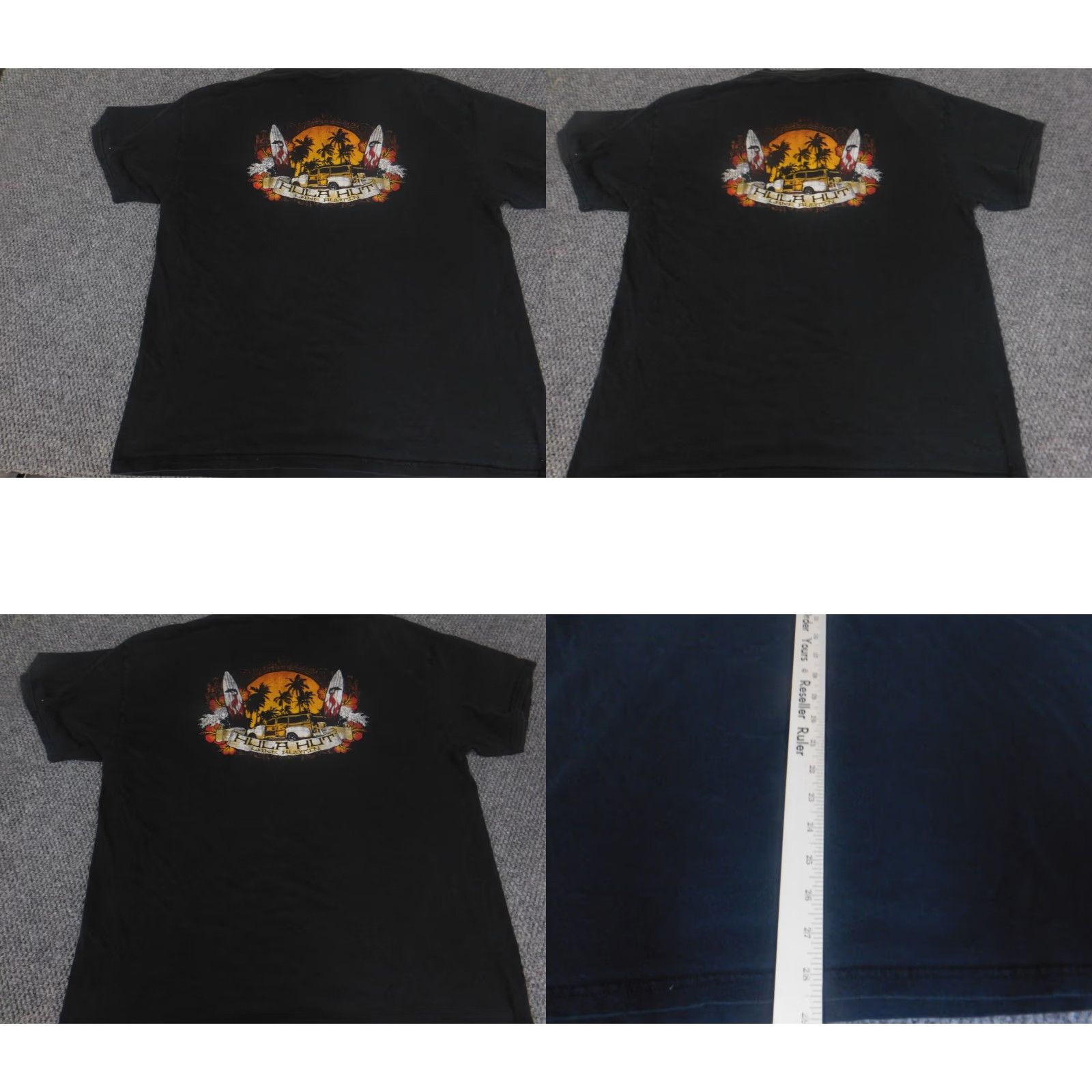 Hanes Hanes Lake Austin Mens Shirt XL Black Short Sleeve Crew Neck Logo T-Shirt Regular Breathable Vintage: No Size US XL / EU 56 / 4 - 8 Thumbnail