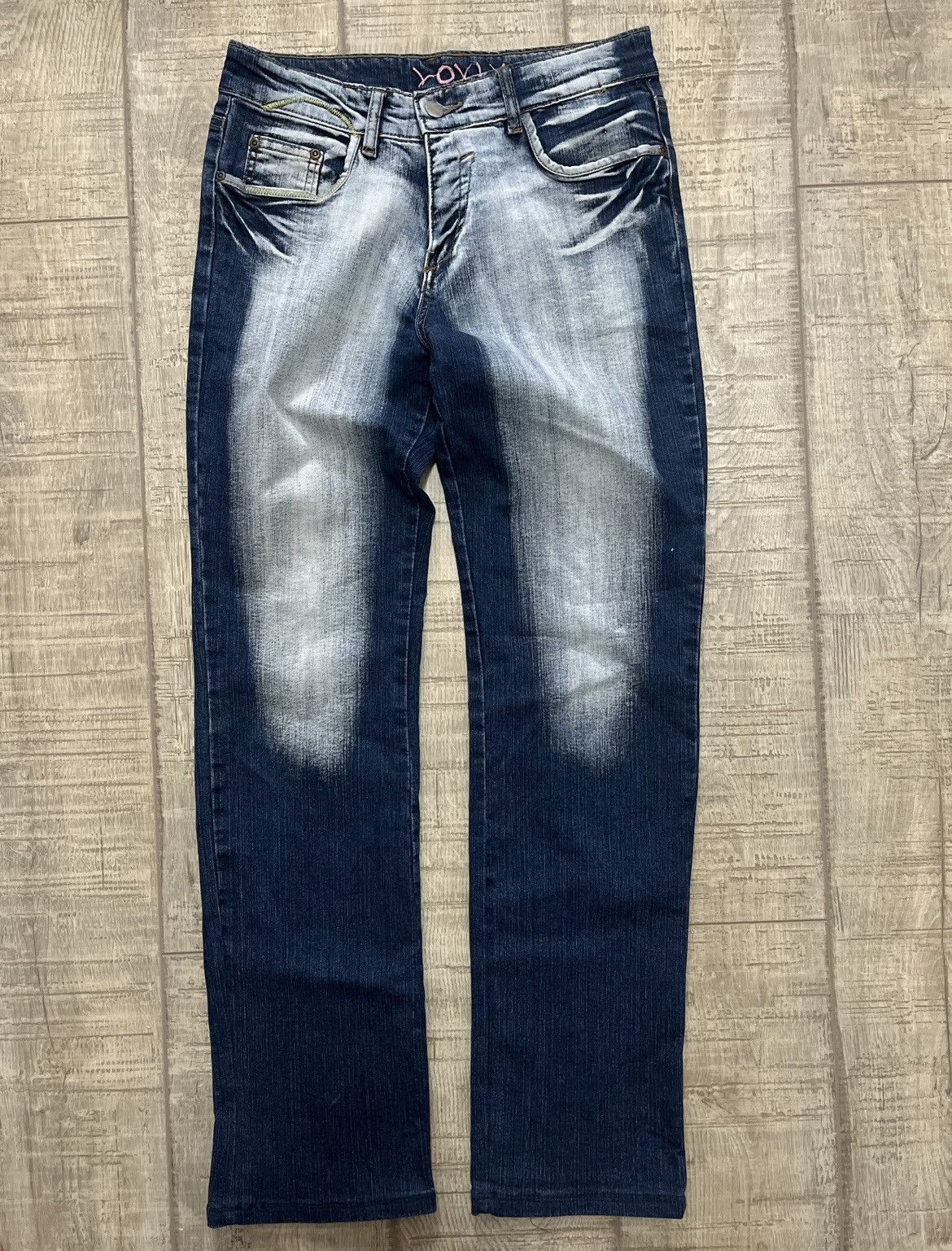 Other S.Ac Denim brand lovly y2k pink embroidery washed jeans Size 27" / US 4 / IT 40 - 4 Thumbnail