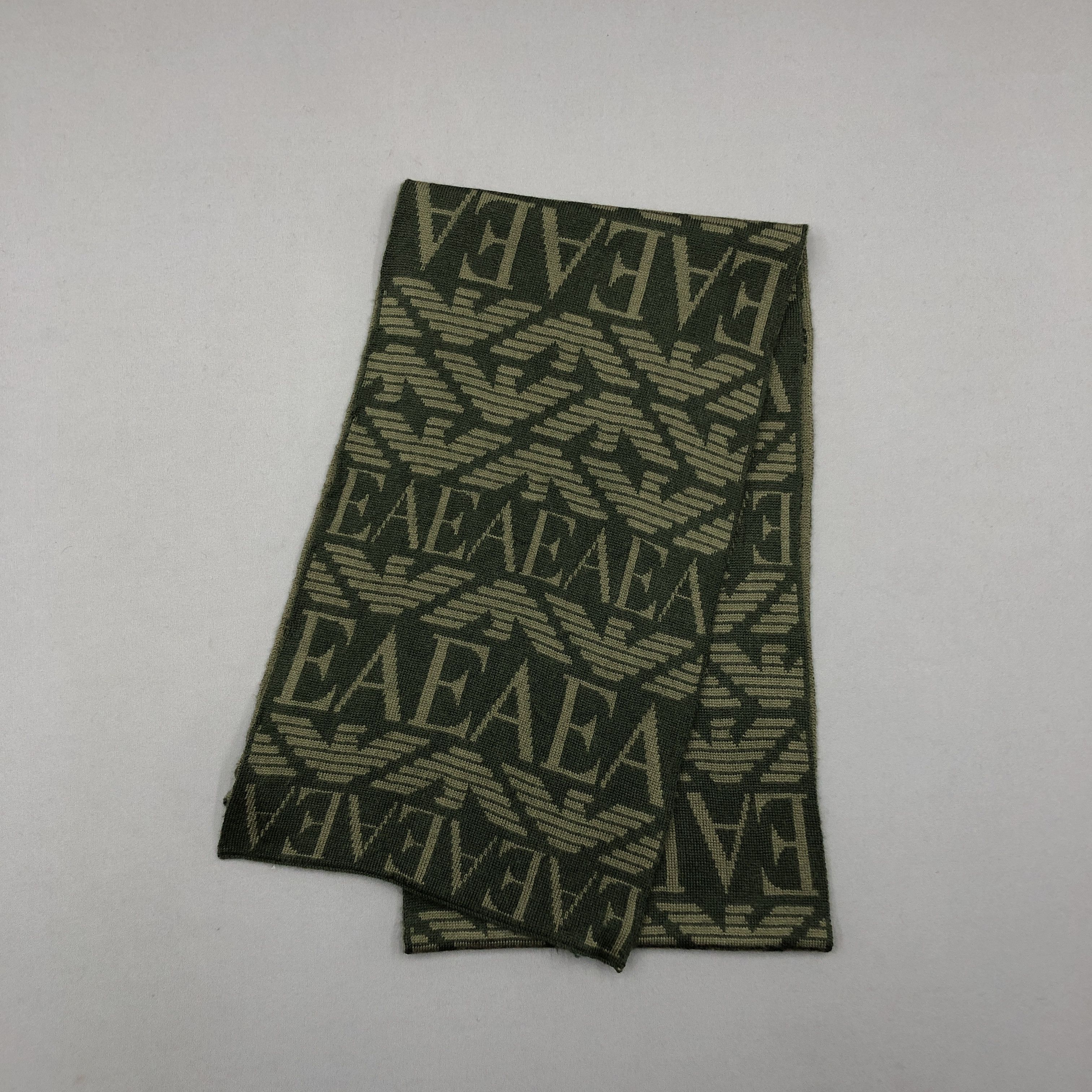 Emporio Armani Vintage Emporio Armani Scarf Muffler Wool Cashmere Scarves Size ONE SIZE - 3 Thumbnail