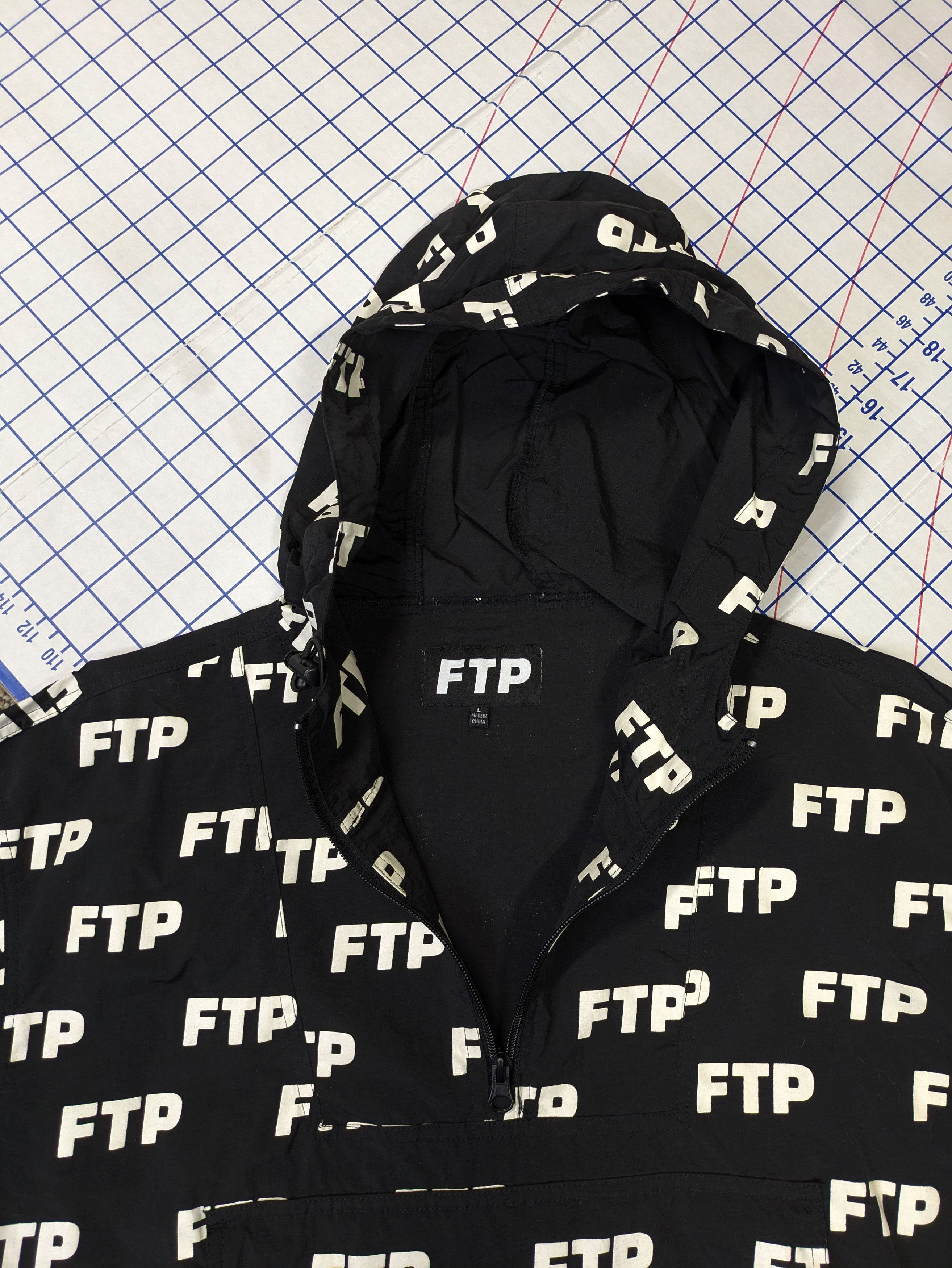 Fuck The Population FTP all over print anorak jacket windbreaker pullover large Size US L / EU 52-54 / 3 - 4 Thumbnail