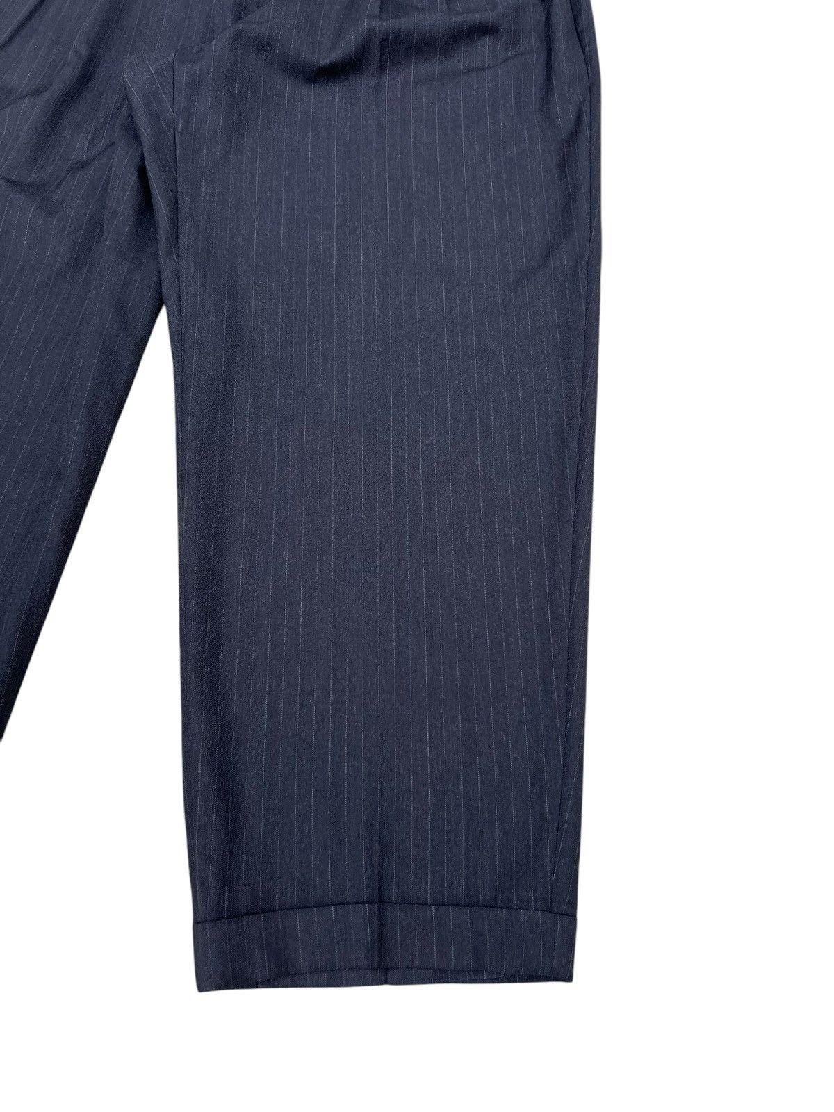 Versace Archive 90s Gianni Versace Stripes Wool Baggy Trouser Pant Size US 36 / EU 52 - 11 Thumbnail