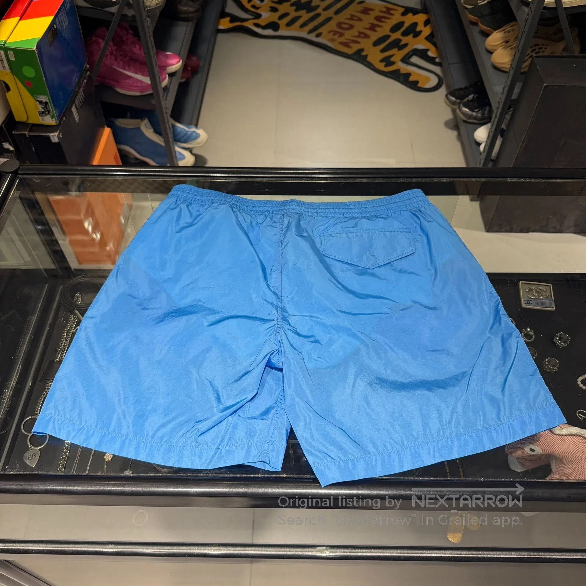 Louis Vuitton LV Blue Casual Nylon Shorts. Size US 26 / EU 42 - 2 Thumbnail