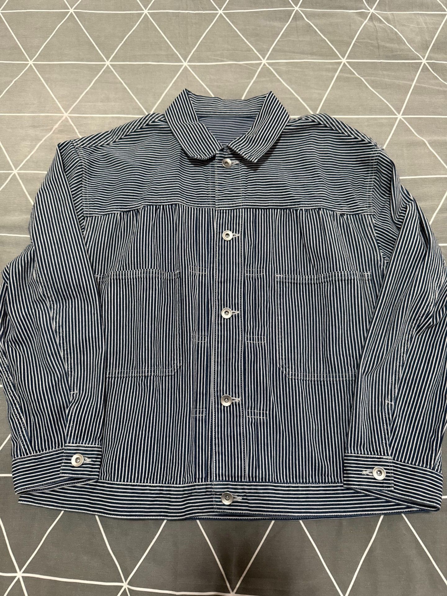 Porter Classic Porter Classic Steinbeck Hickory Stripe Jacket Size US S / EU 44-46 / 1 - 1 Thumbnail