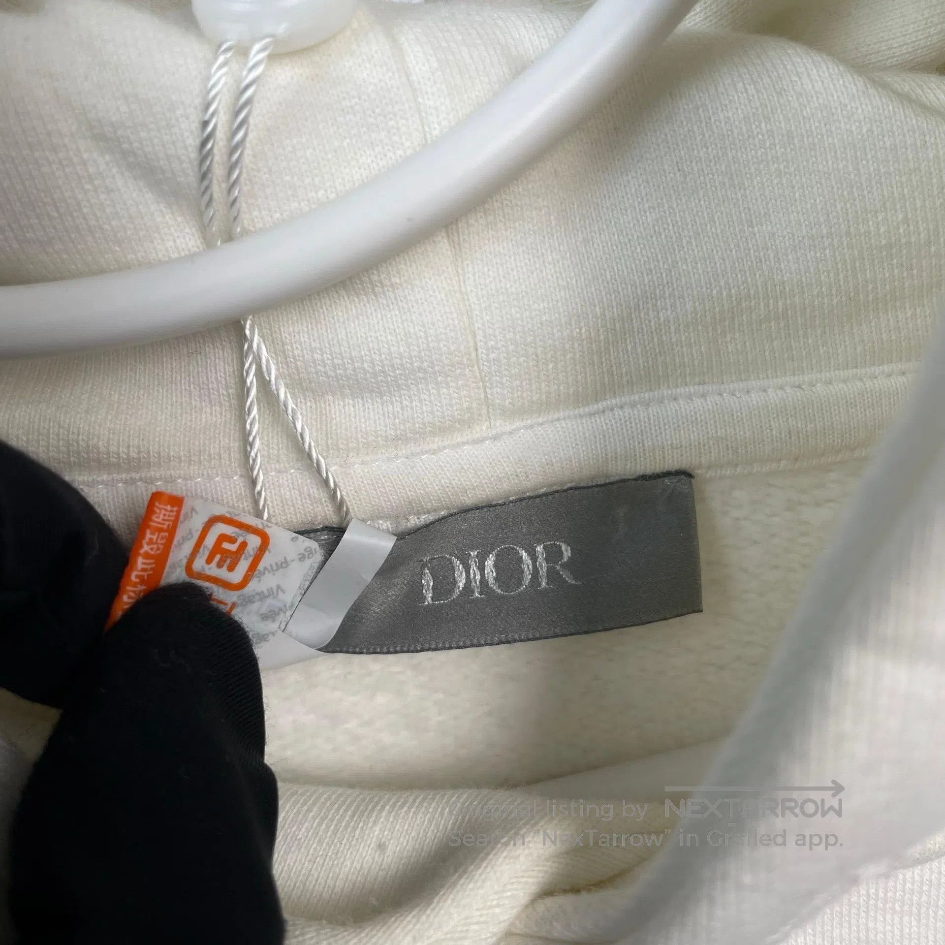 Dior Dior White New Rainbow Letter Logo Hooded Sweatshirt| Size US XL / EU 56 / 4 - 5 Thumbnail