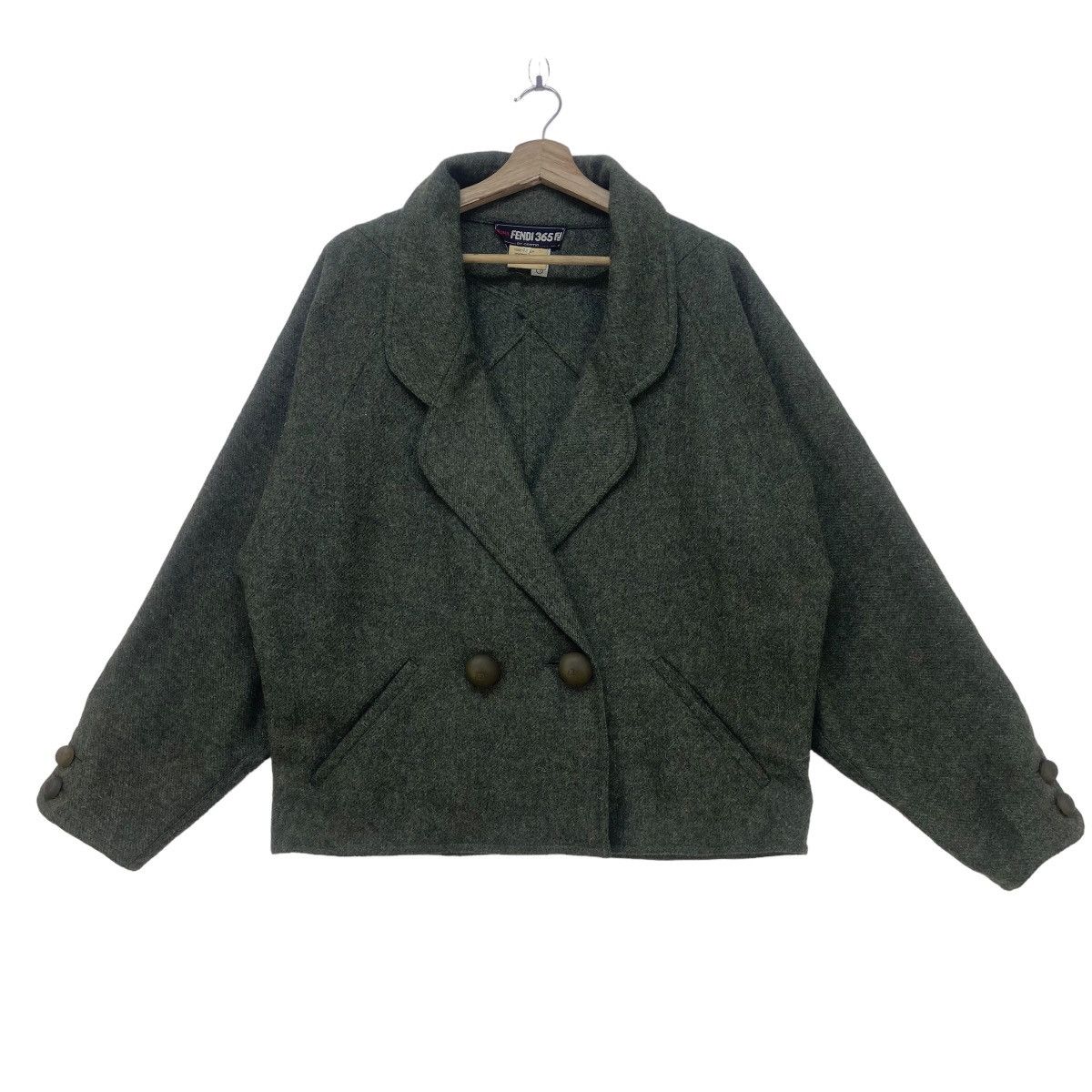 Fendi Vintage Fendi 365 Loose Oversize Mohair Jacket Coat Size M / US 6-8 / IT 42-44 - 5 Thumbnail