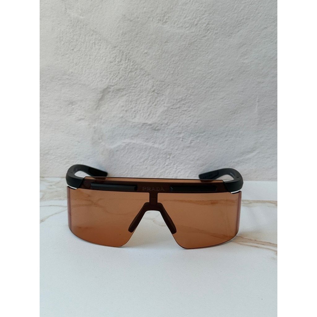 Prada NEW Prada Sport PS B06S Mirrored Sunglasses in Orange $548 Size ONE SIZE - 5 Thumbnail
