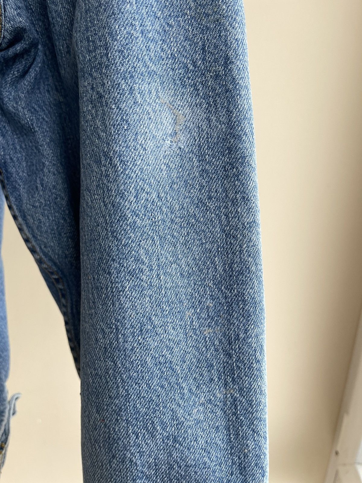 Levi's Type 3 Flannel Blanked Lined Washed Denim Trucker Jacket 90s Size US M / EU 48-50 / 2 - 21 Thumbnail