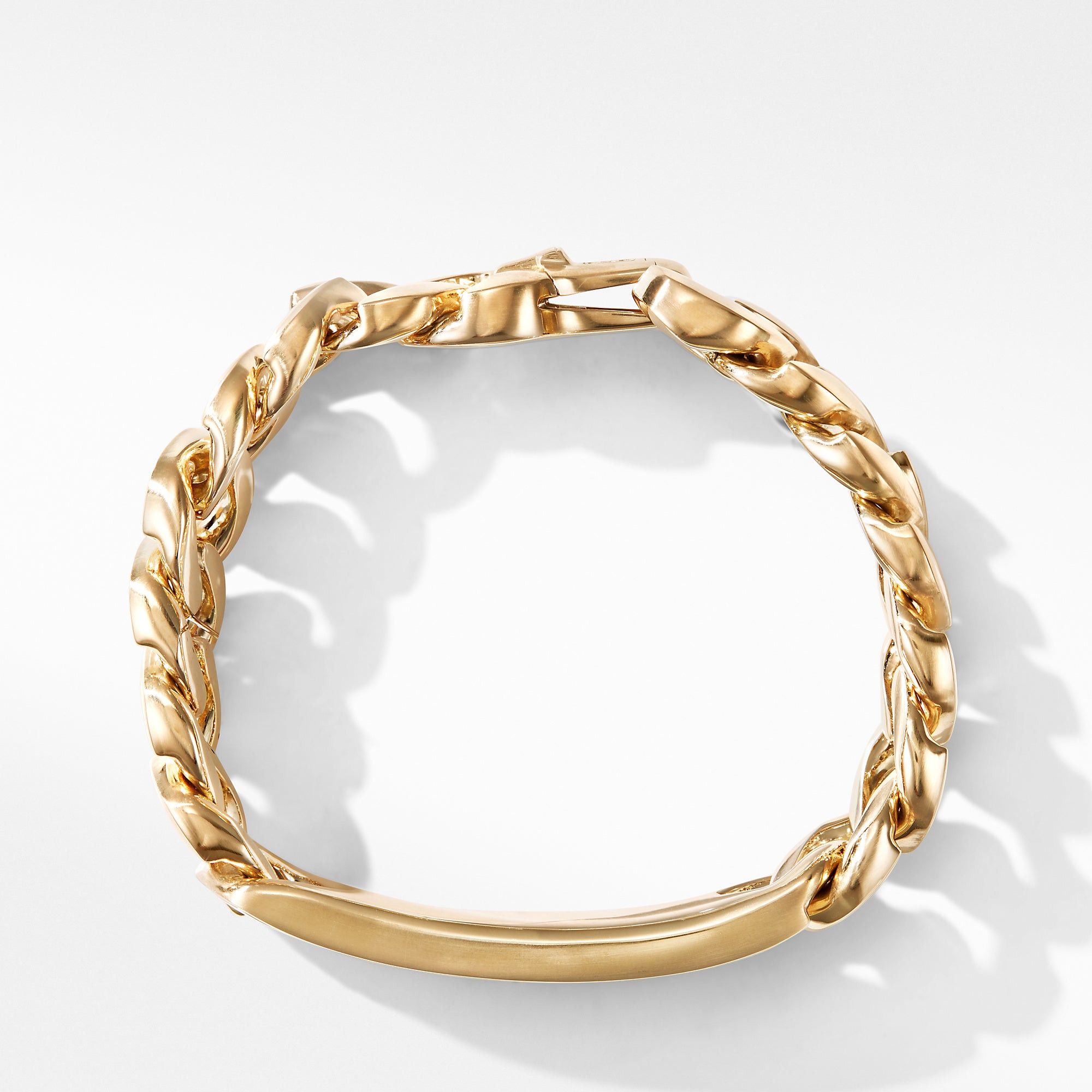 David Yurman o1w1db10325 Size:OS/Curb Chain Id Bracelet in Golden Size ONE SIZE - 2 Thumbnail
