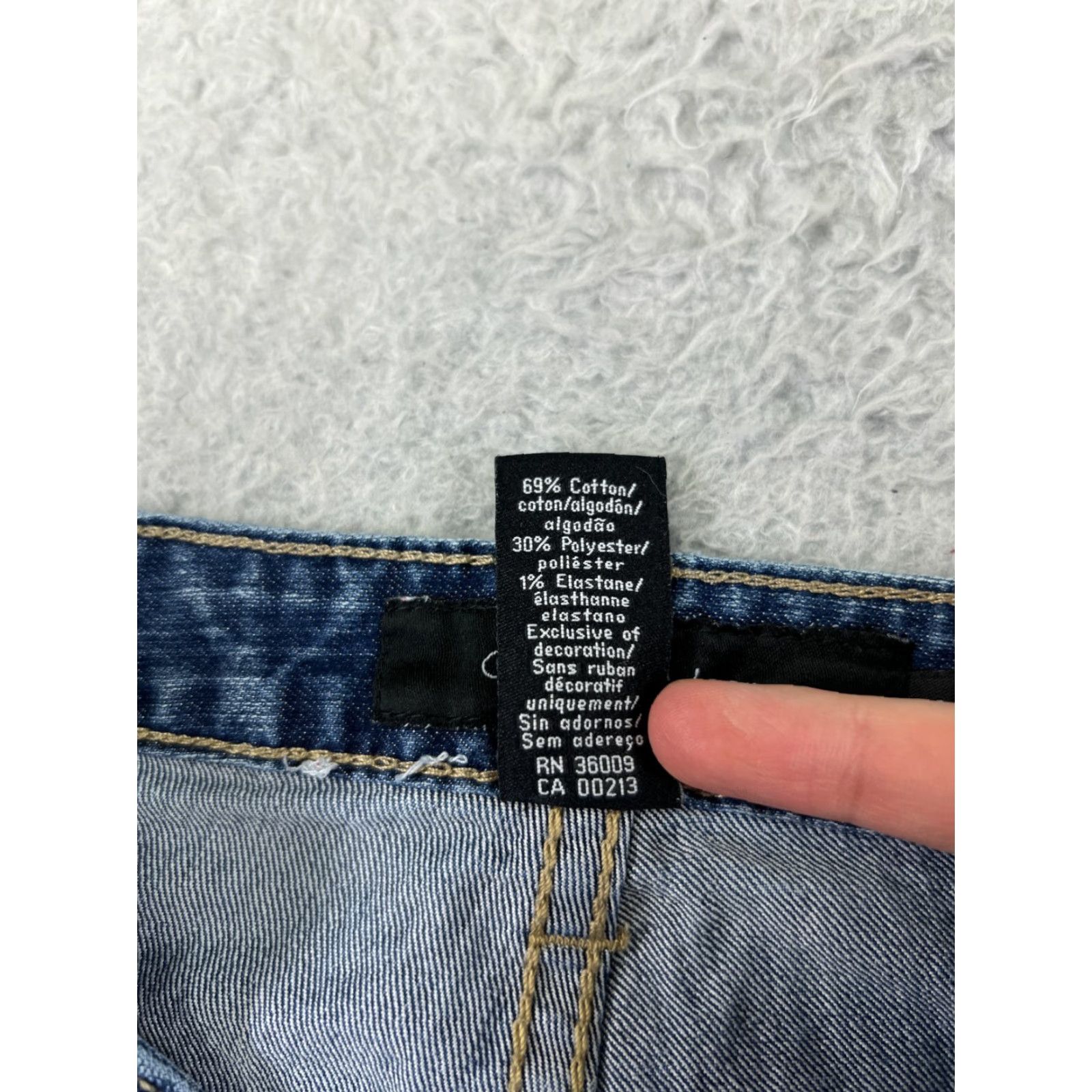 Calvin Klein Calvin Klein Women's Flared Jeans 8 Medium Wash Denim Cotton Zipper Distressed 27x31 Made in Bangladesh Size 30" / US 8 / IT 44 - 4 Thumbnail
