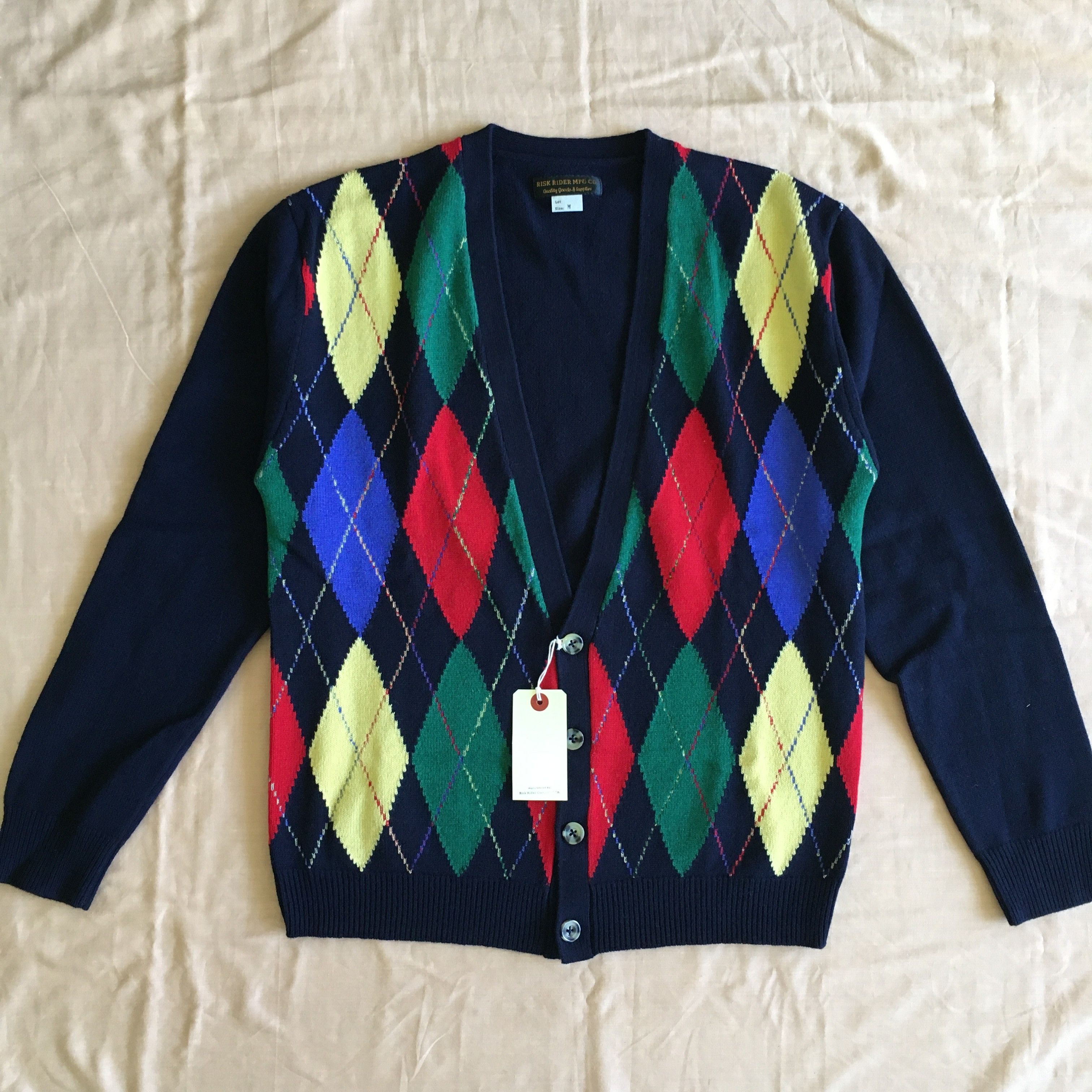 Japanese Brand Risk Rider 1960's Ivy League Cardigan Size US S / EU 44-46 / 1 - 3 Thumbnail
