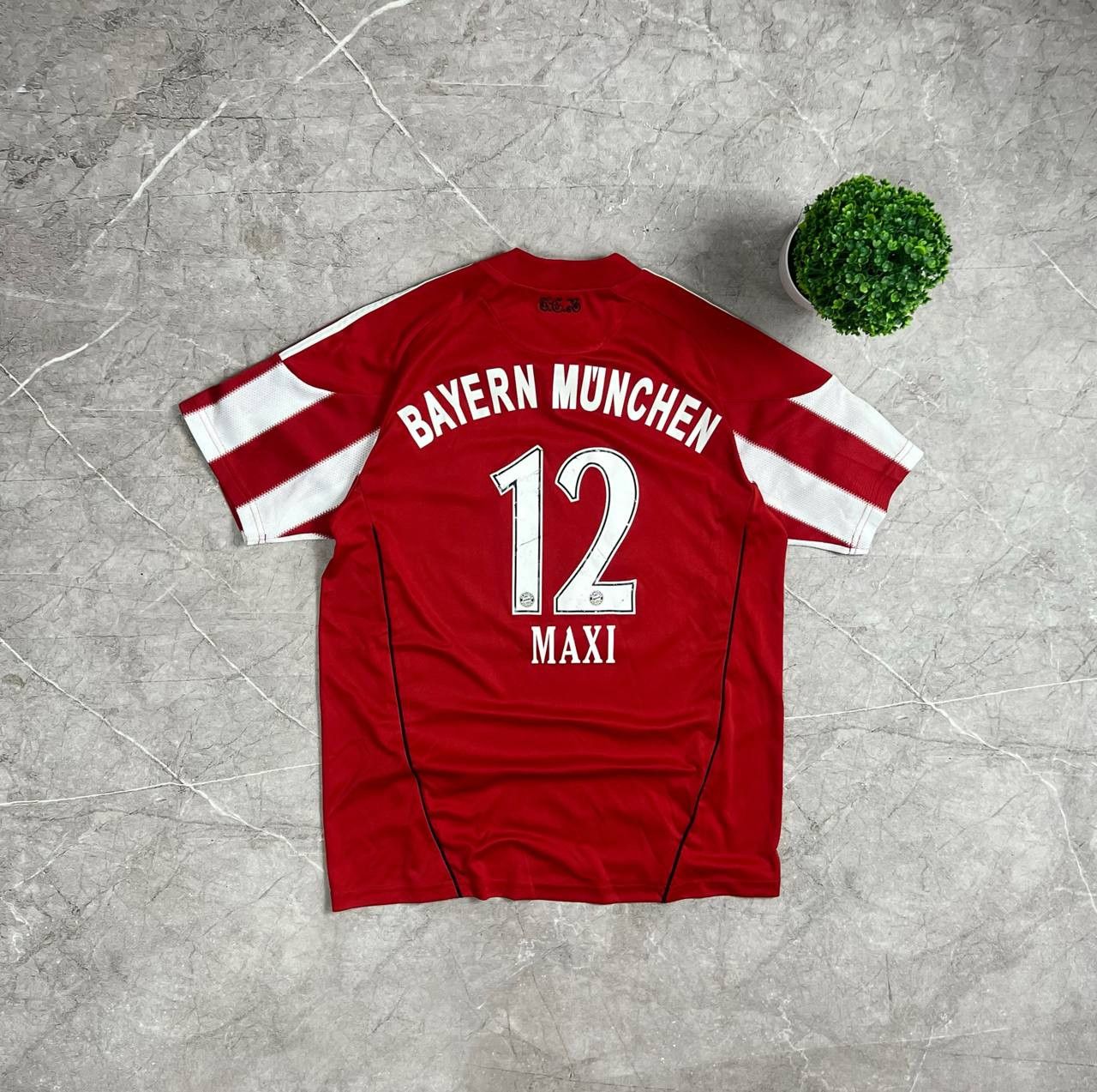 Adidas Adidas Bayern Munchen #Maxi 2009/2010 Y2K Football T-Shirt Size US XS / EU 42 / 0 - 1 Thumbnail