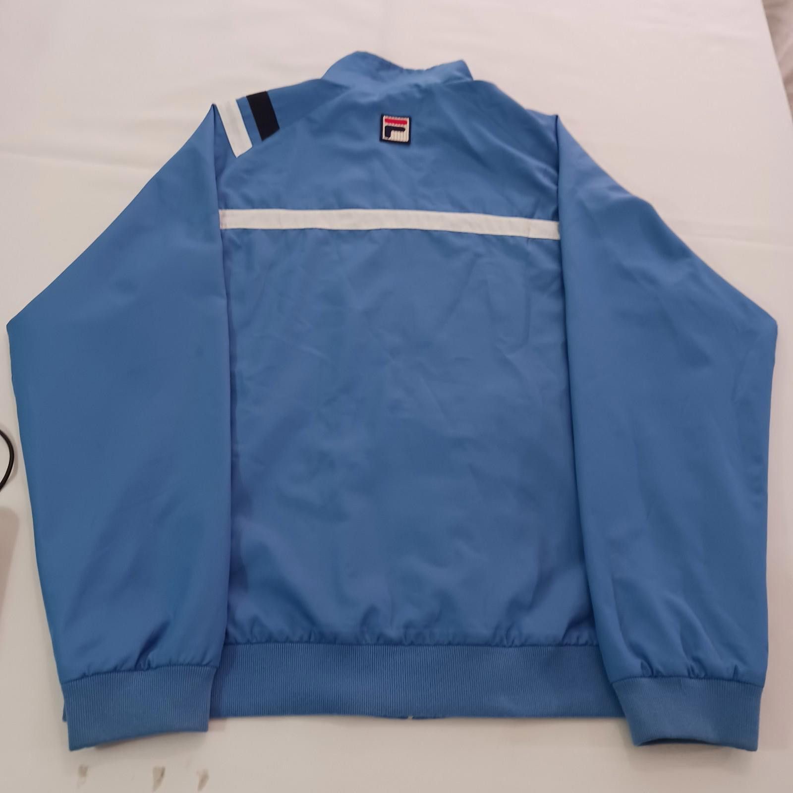Fila Fila Sony Ericsson Full Zip Tennis Warmup Jacket Blue Men XL Size ONE SIZE - 2 Thumbnail