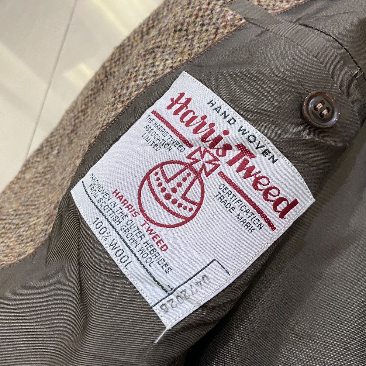 Harris Tweed 🌟HARRIS TWEED X MEN’S BIGI WOOL KNIT HERRINGBONE JACKET Size US S / EU 44-46 / 1 - 8 Thumbnail