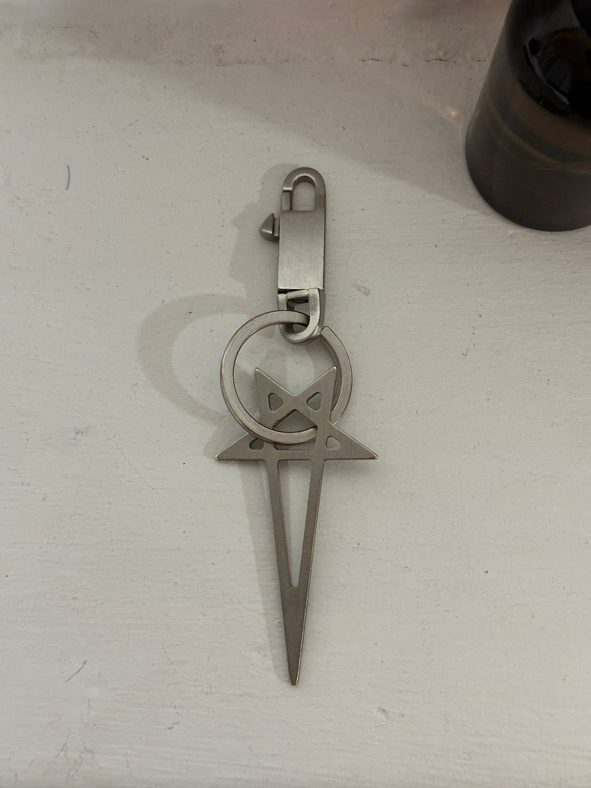 Rick Owens Pentagram keychain | Grailed