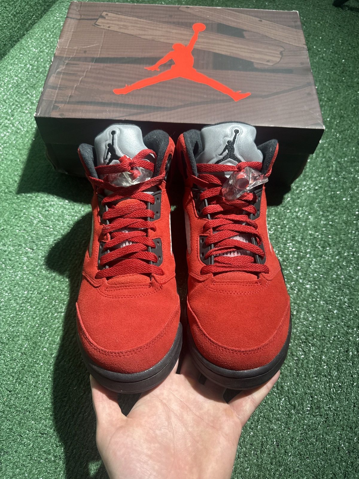 Jordan Brand Jordan 5 Raging Bull Red 2021 Size US 8 / EU 41 - 2 Thumbnail