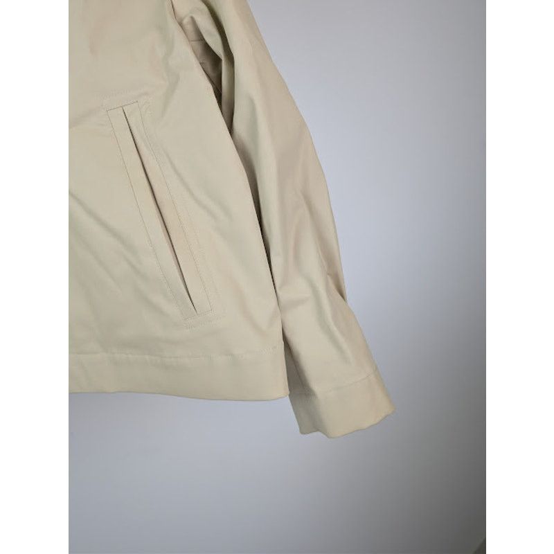 Bottega Veneta o1rshd1 Blouson Coated Cotton Stretch Jacket in Ecru Size US L / EU 52-54 / 3 - 6 Thumbnail