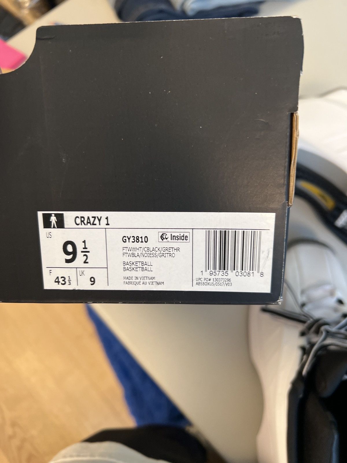 Adidas Adidas Crazy 1 Size US 9.5 / EU 42-43 - 2 Thumbnail