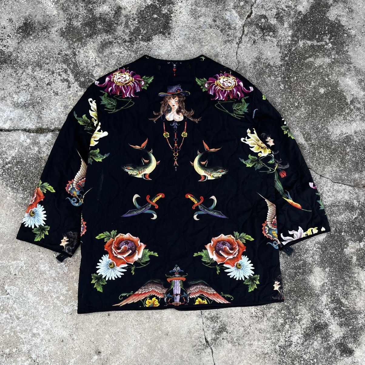 Yohji Yamamoto VERY RARE🔥 YOHJI YAMAMOTO 03AW DOUBLE-SIDED WOOL COAT Size US L / EU 52-54 / 3 - 19 Thumbnail