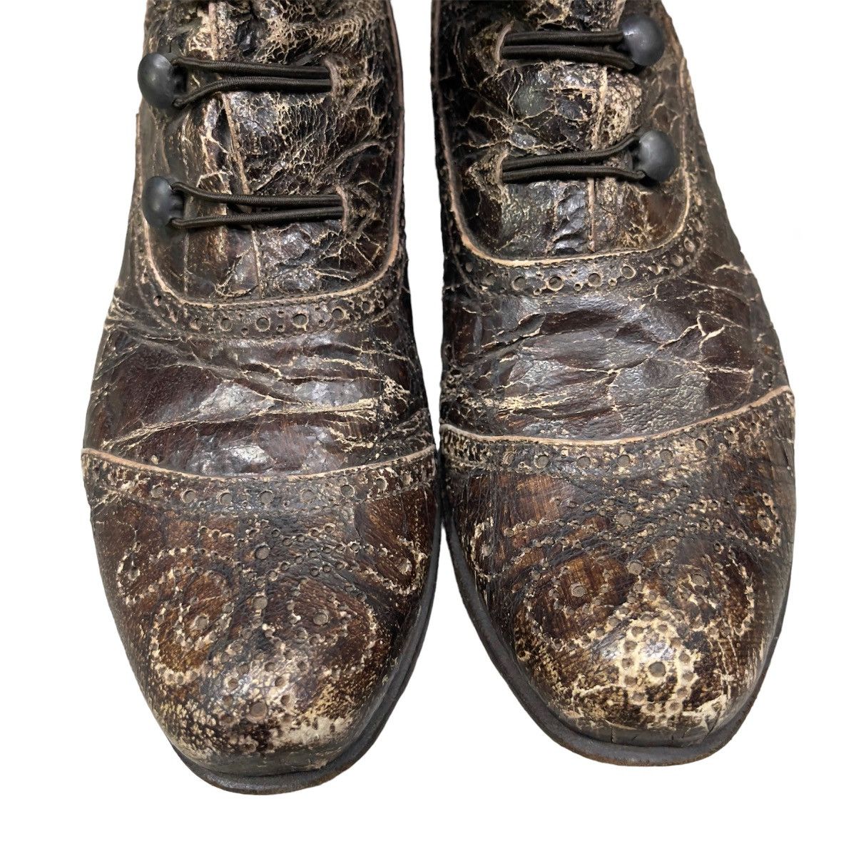 Gianni Barbato Very rare gianni barbato destroyed leather boots Size US 8.5 / EU 41-42 - 10 Thumbnail