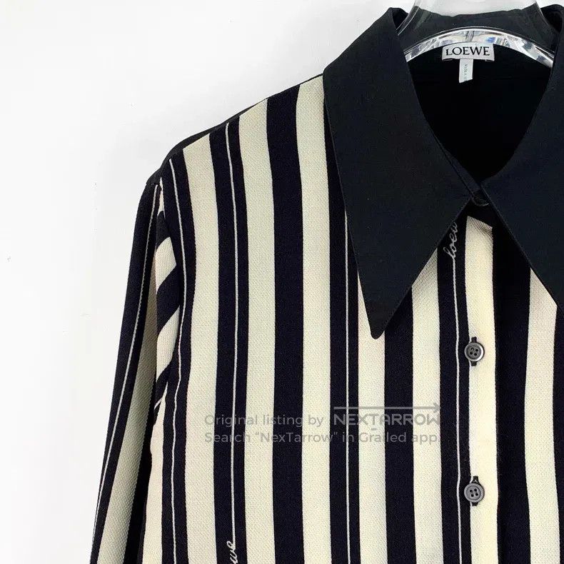 Loewe Loewe Color Block Vertical Stripe Wool Reversible Single B Size S / US 4 / IT 40 - 3 Thumbnail
