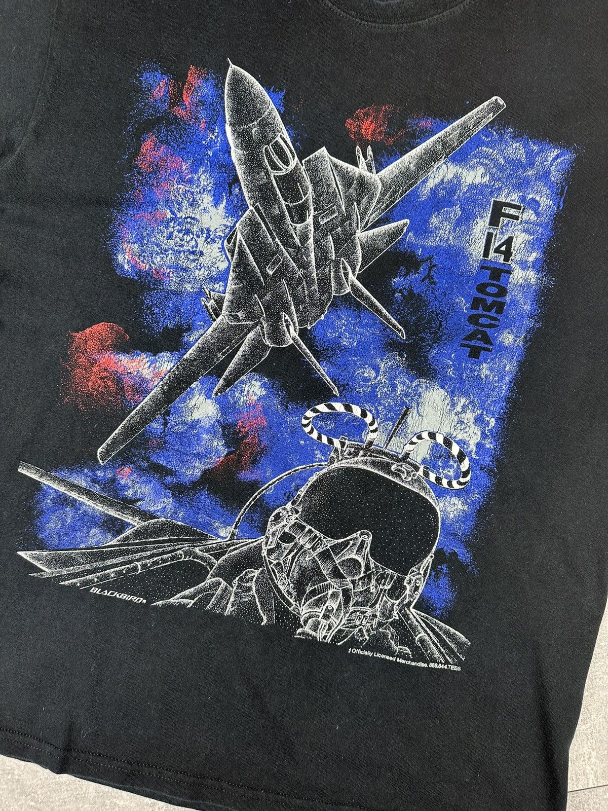 Gildan Vintage F-14 Tomcat Fighter Jet All Over Print Size US L / EU 52-54 / 3 - 4 Thumbnail