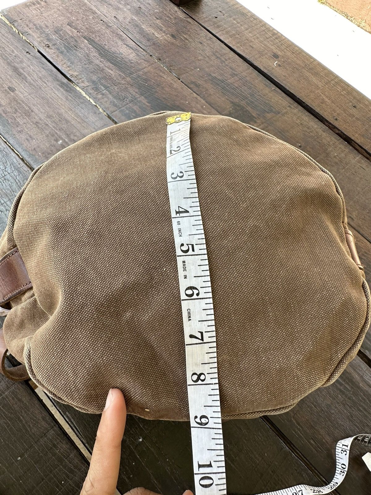 Japanese Brand × Vintage Suolo Japan Canvas Leather Tote Bag Size ONE SIZE - 17 Thumbnail