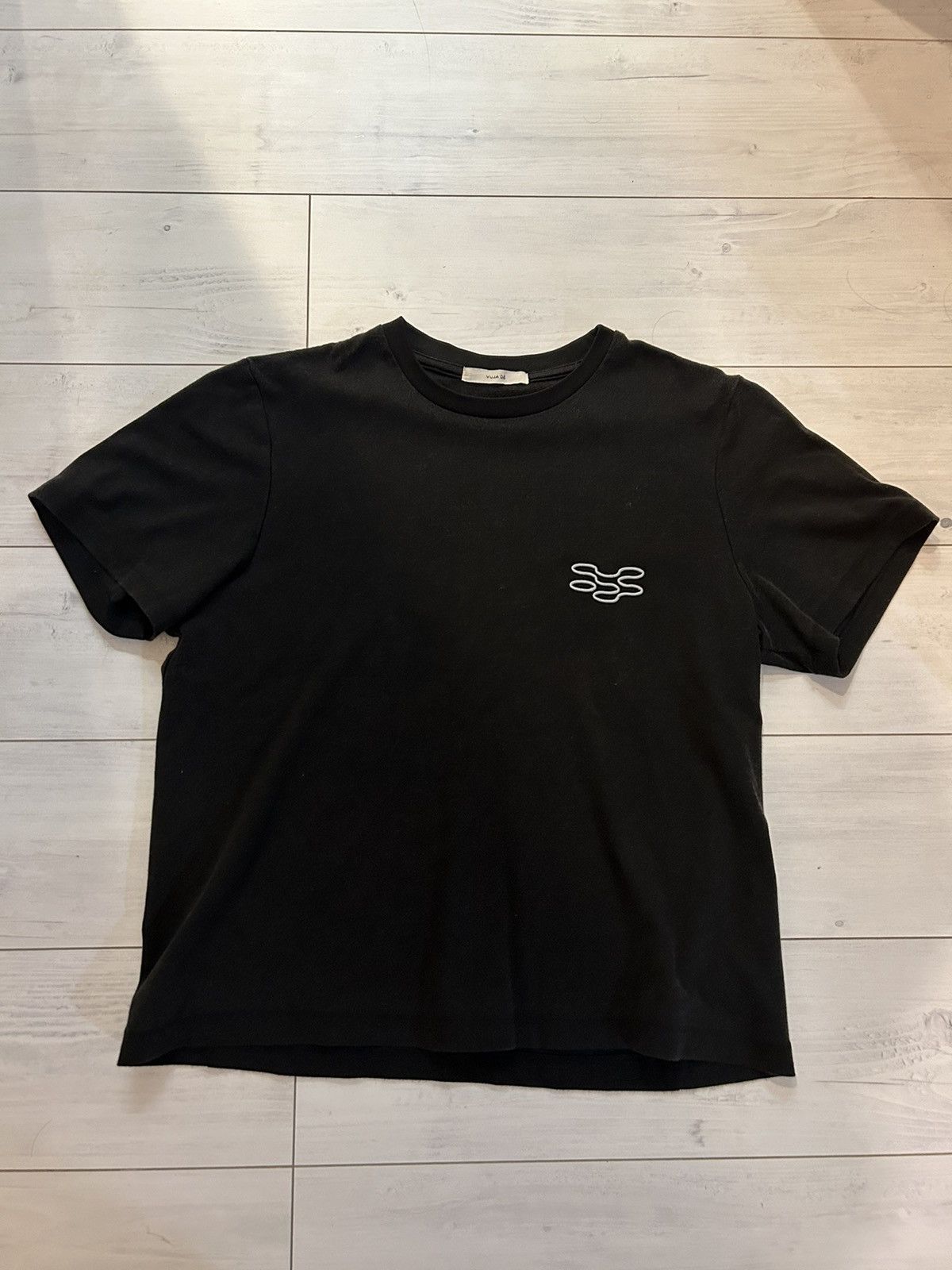 Vuja De Vuja De Jake Microfiber Black Cotton T-Shirt in Small