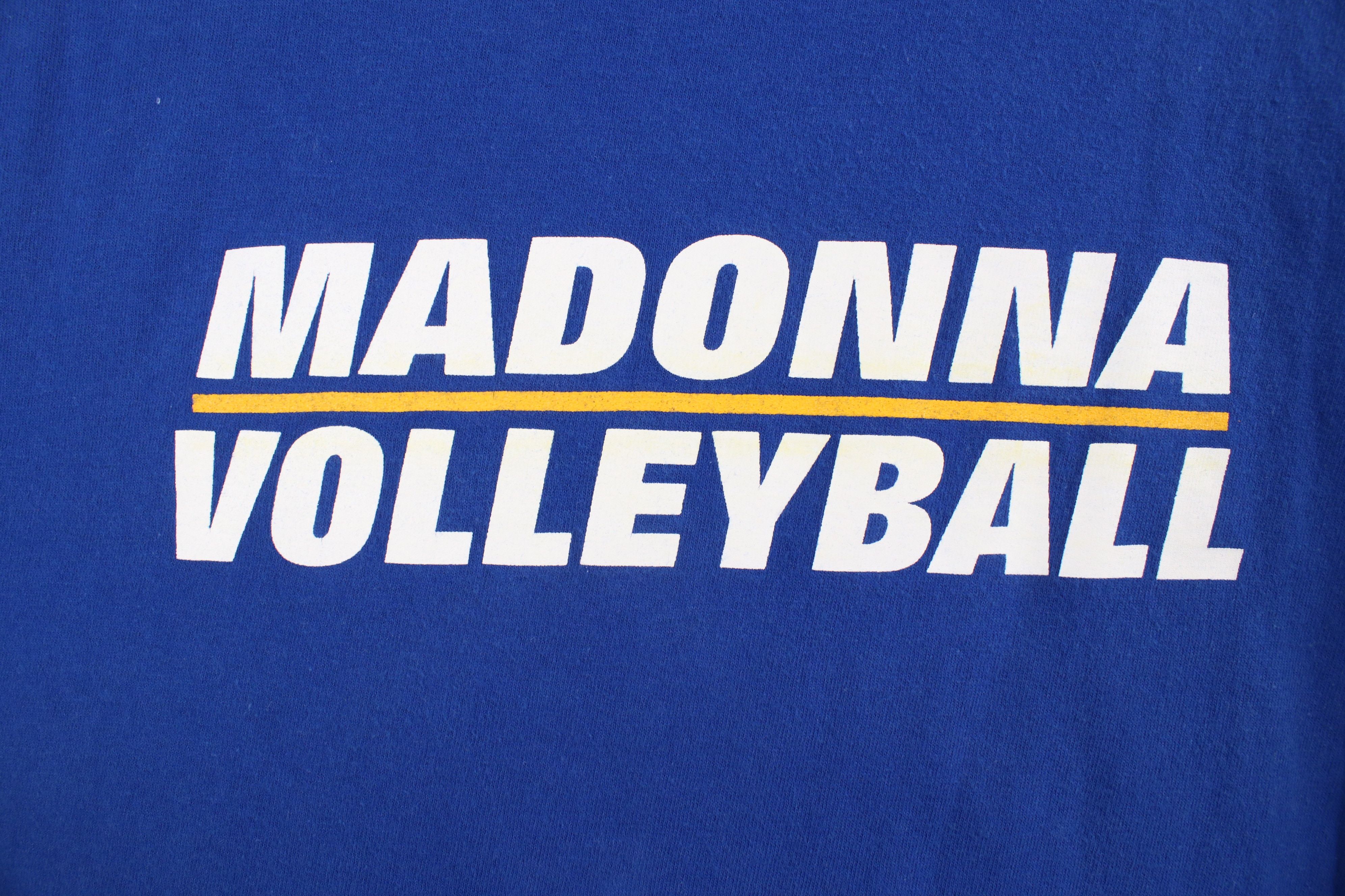 Adidas × Vintage Vintage Adidas Spell Madonna University Volleyball T-Shirt Size US L / EU 52-54 / 3 - 4 Thumbnail