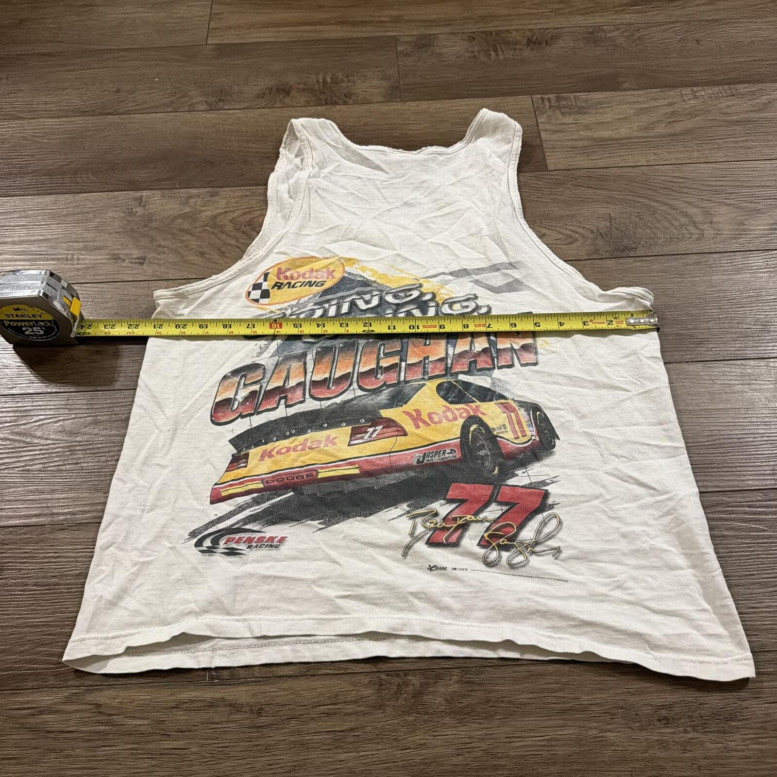 Chase Authentics Vintage Y2K NASCAR Brendan Gaughan Kodak Racing Tank Top Size US L / EU 52-54 / 3 - 7 Thumbnail