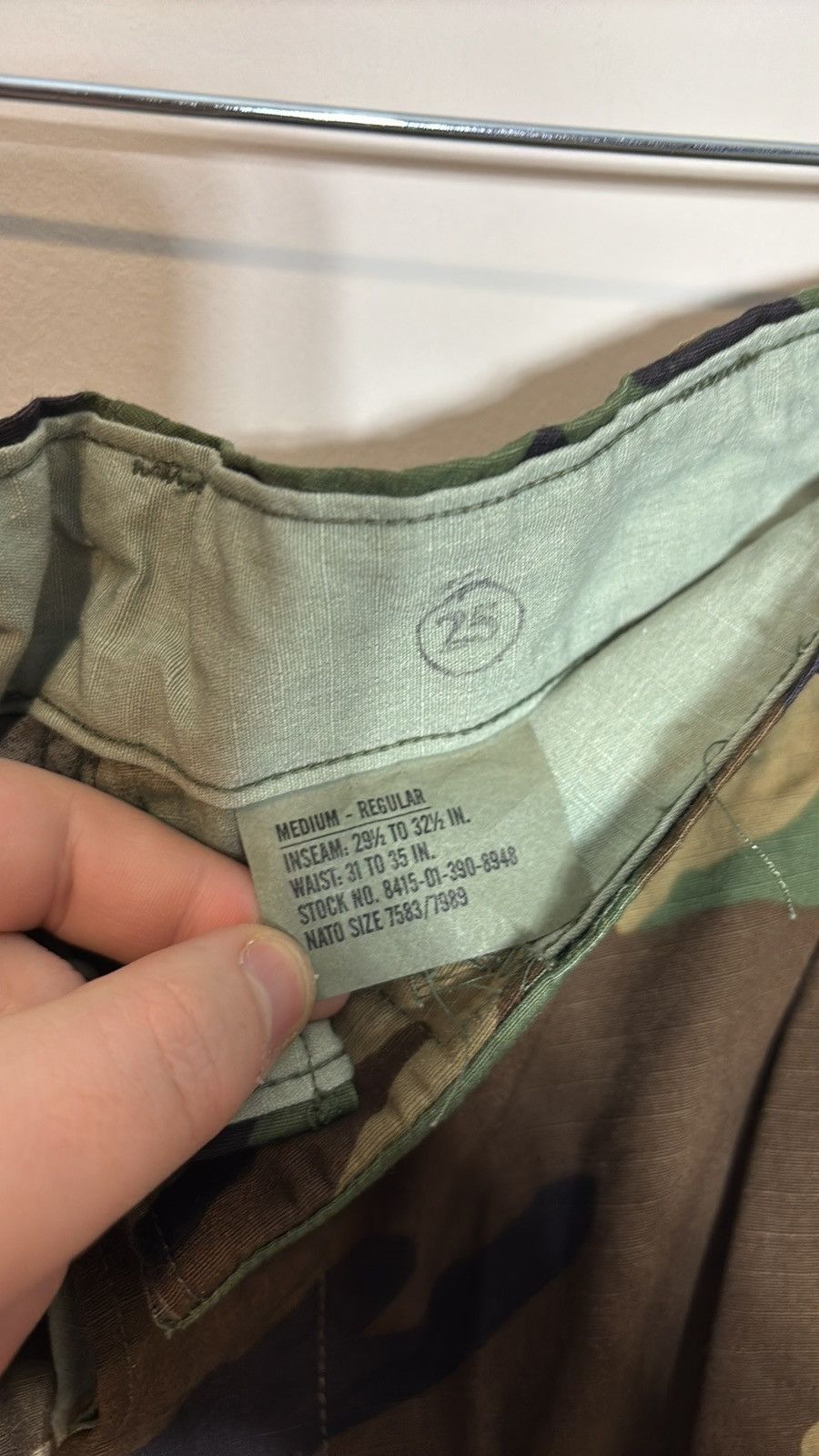 Vintage Vintage Military Camo Cargo Pants Size US 34 / EU 50 - 5 Thumbnail
