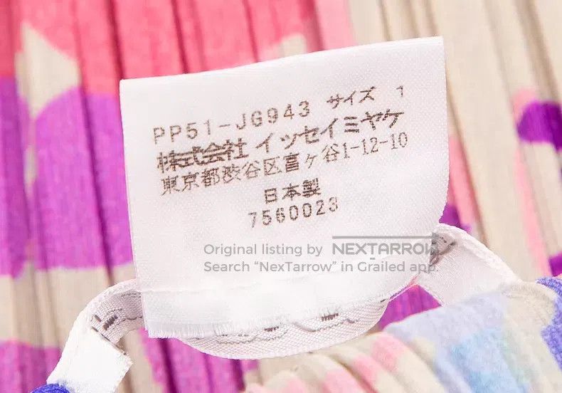 Issey Miyake Issey Miyake SIZE:3 Pink Midi Skirt Size 22" - 7 Thumbnail