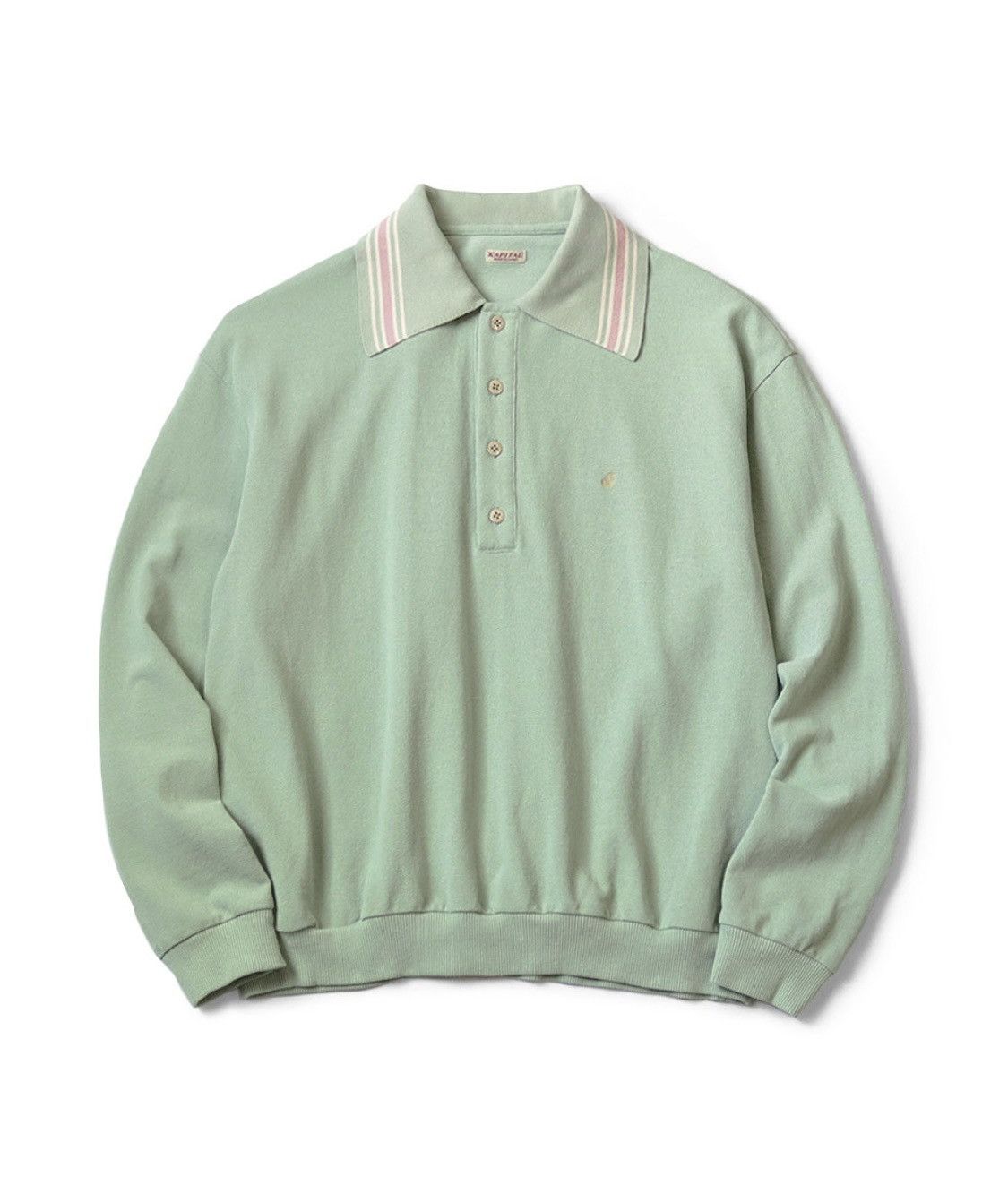 KAPITAL kanoko Retro Polo sweatshirt