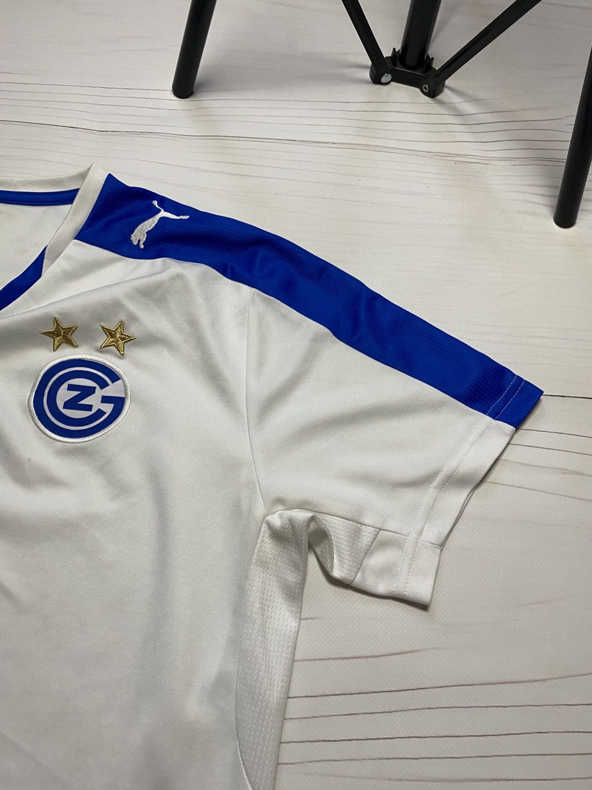 Puma × Vintage Puma Grasshoppers Club Zűrich 2015/16 home soccer jersey y2k Size US M / EU 48-50 / 2 - 12 Thumbnail