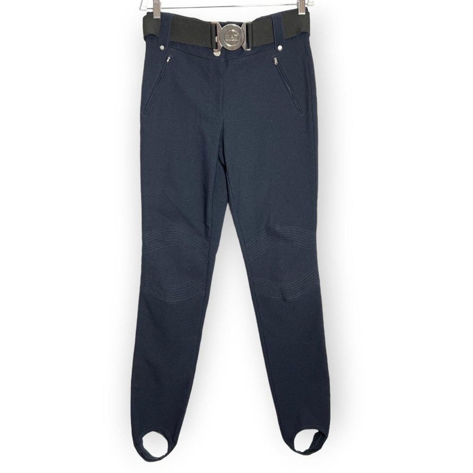 Emporio Armani Emporio Armani EA7 Navy Stirrup Riding Pants Size L Size 33" - 1 Thumbnail