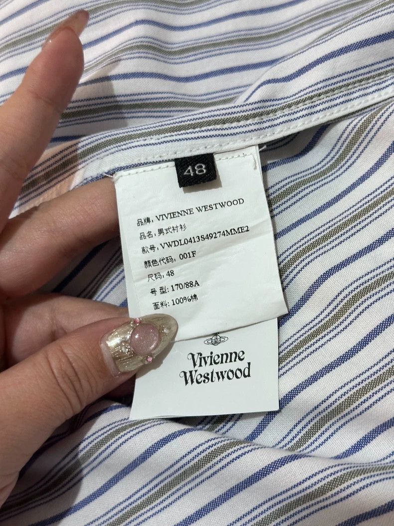 Vivienne Westwood Vivienne Westwood Striped shirt Size L / US 10 / IT 46 - 4 Thumbnail
