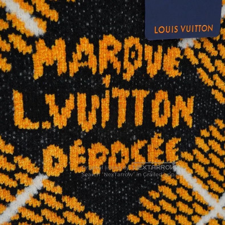 Louis Vuitton Louis Vuitton SS25 wool-blend checkerboard sweater Size US XXL / EU 58 / 5 - 4 Thumbnail