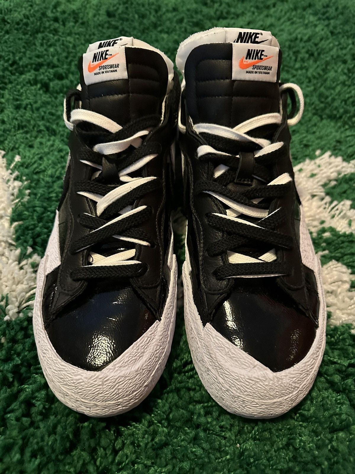 Nike × Sacai Nike x Sacai Blazer Low Sneakers Black 11 Size US 11 / EU 44 - 4 Thumbnail