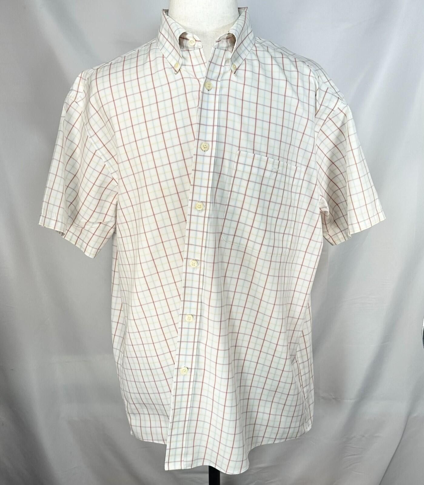 Orvis Orvis Striped Short Sleeve Cotton Oxford Brown Mens XL Size US XL / EU 56 / 4 - 1 Thumbnail