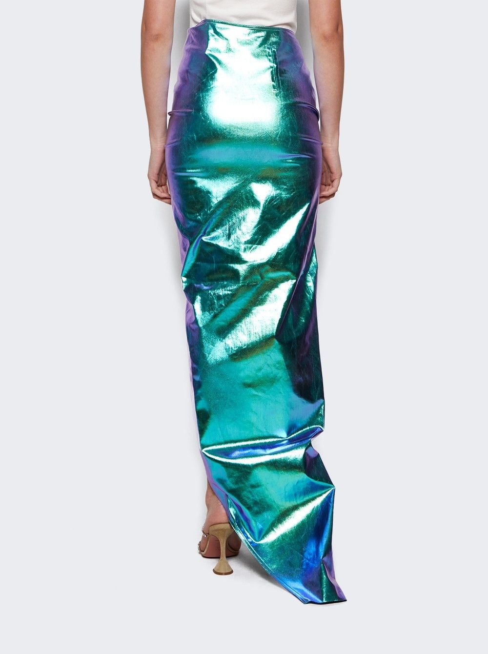 Rick Owens o1mle0426 Woven EDFU Skirt in Multicolor Size 26" / US 2 / IT 38 - 5 Thumbnail