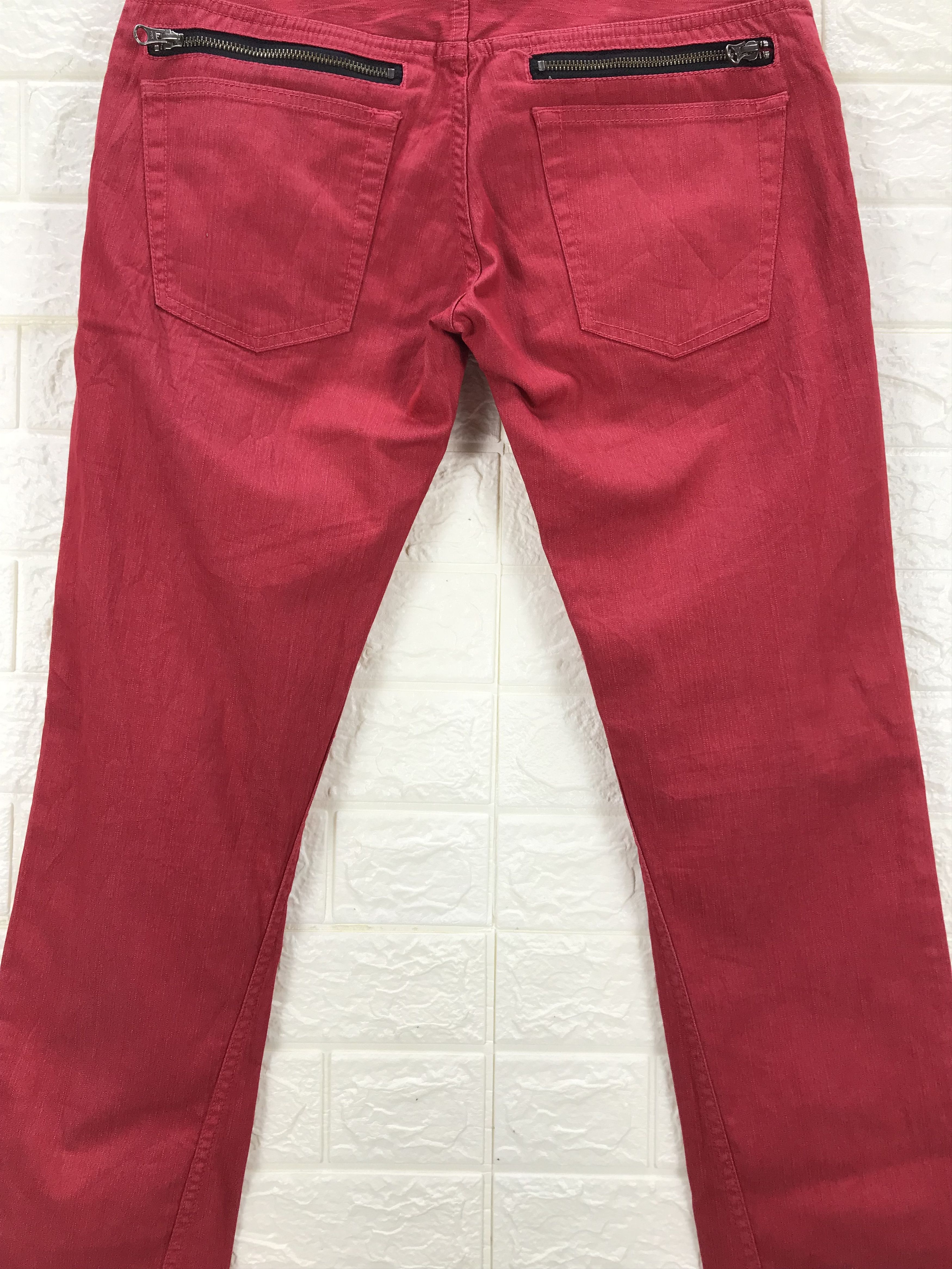 PPFM Vinateg PPFM Punk Red Pants Size US 30 / EU 46 - 7 Thumbnail