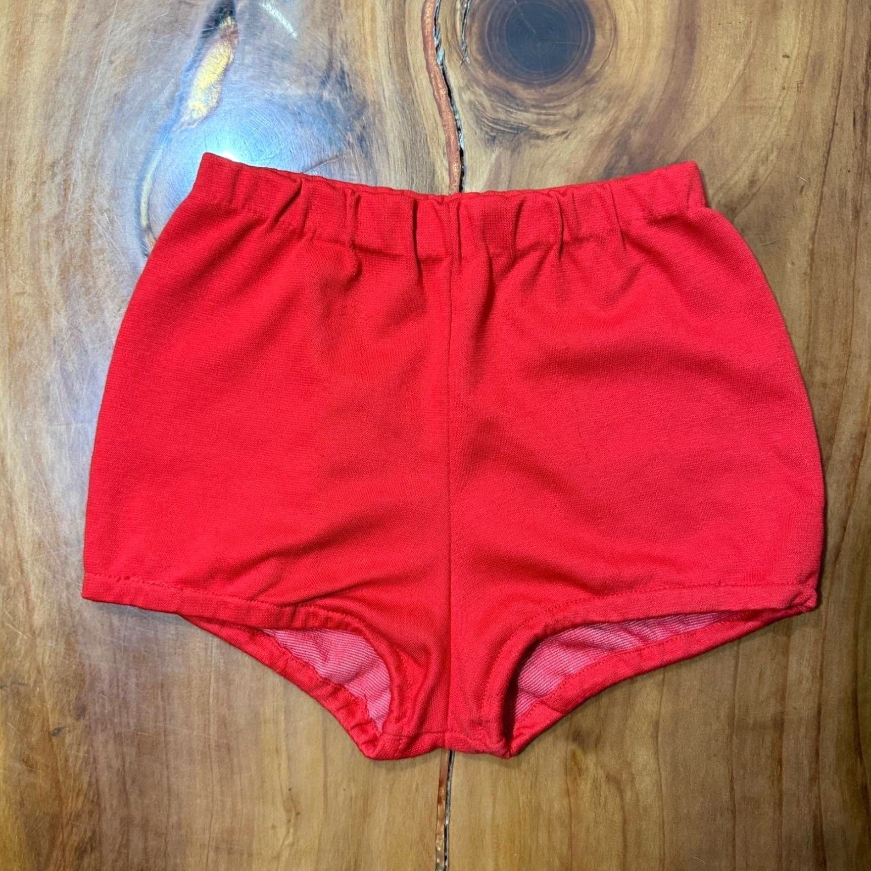 Vintage VINTAGE Montgomery Ward Shirt Bottom Set Polka Dot Knit 60s 70s Red XS Women Tank Sleeveless Casual Short Dress Size XS / US 0-2 / IT 36-38 - 7 Thumbnail