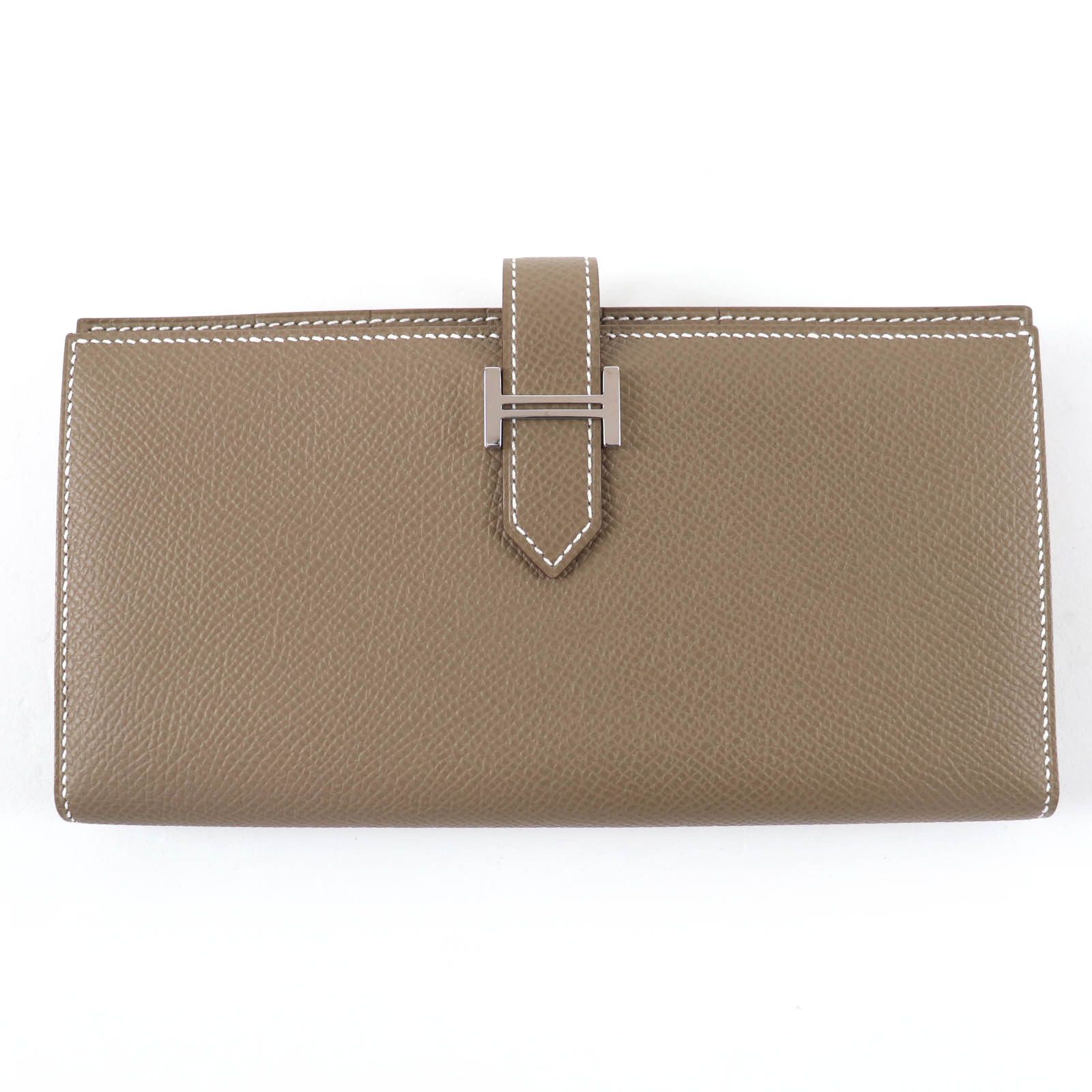 Hermes Hermes Hermes BeBop Calfskin Long Wallet Leather Long Wallet Stamp W (2024) DUTY FREE for USA Size ONE SIZE - 1 Thumbnail