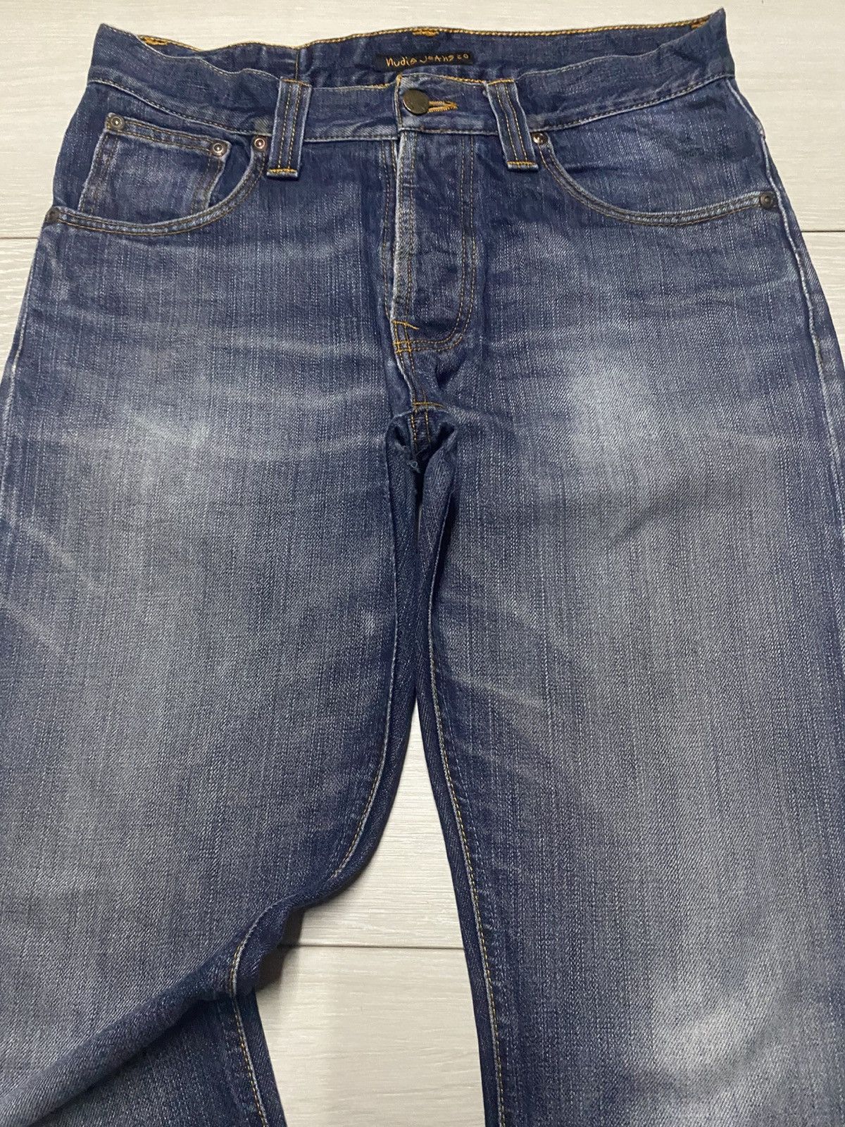 Nudie Jeans Vintage Nudie Jeans Straight Loose Distressed Jeans Size US 31 - 3 Thumbnail