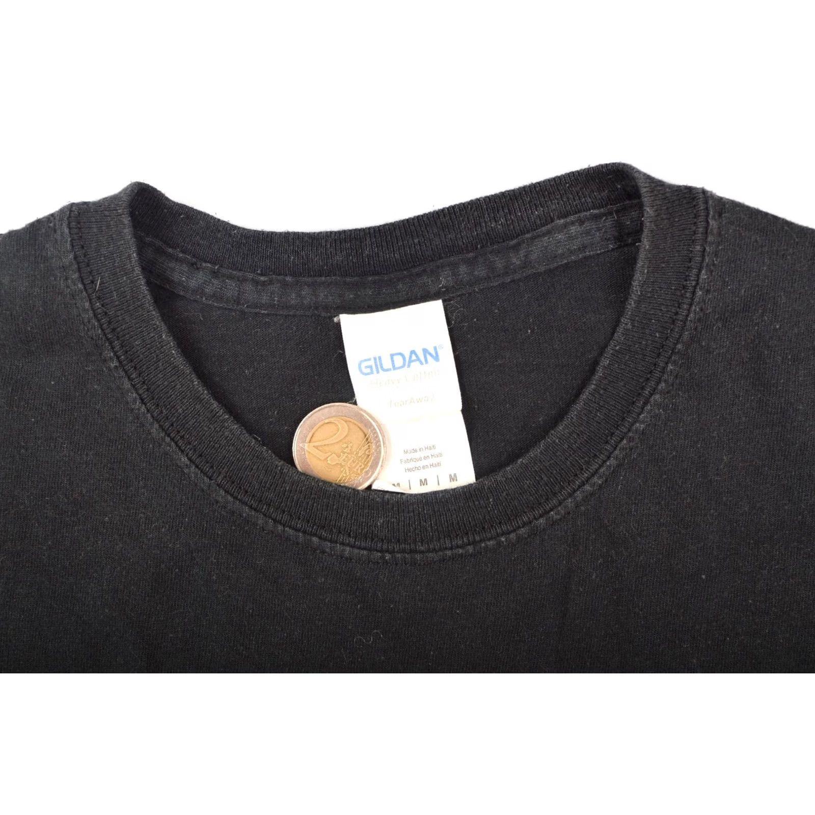 Gildan Gildan Girls Vintage Black Graphic T-Shirt Tee M XS? Size US M / EU 48-50 / 2 - 3 Thumbnail