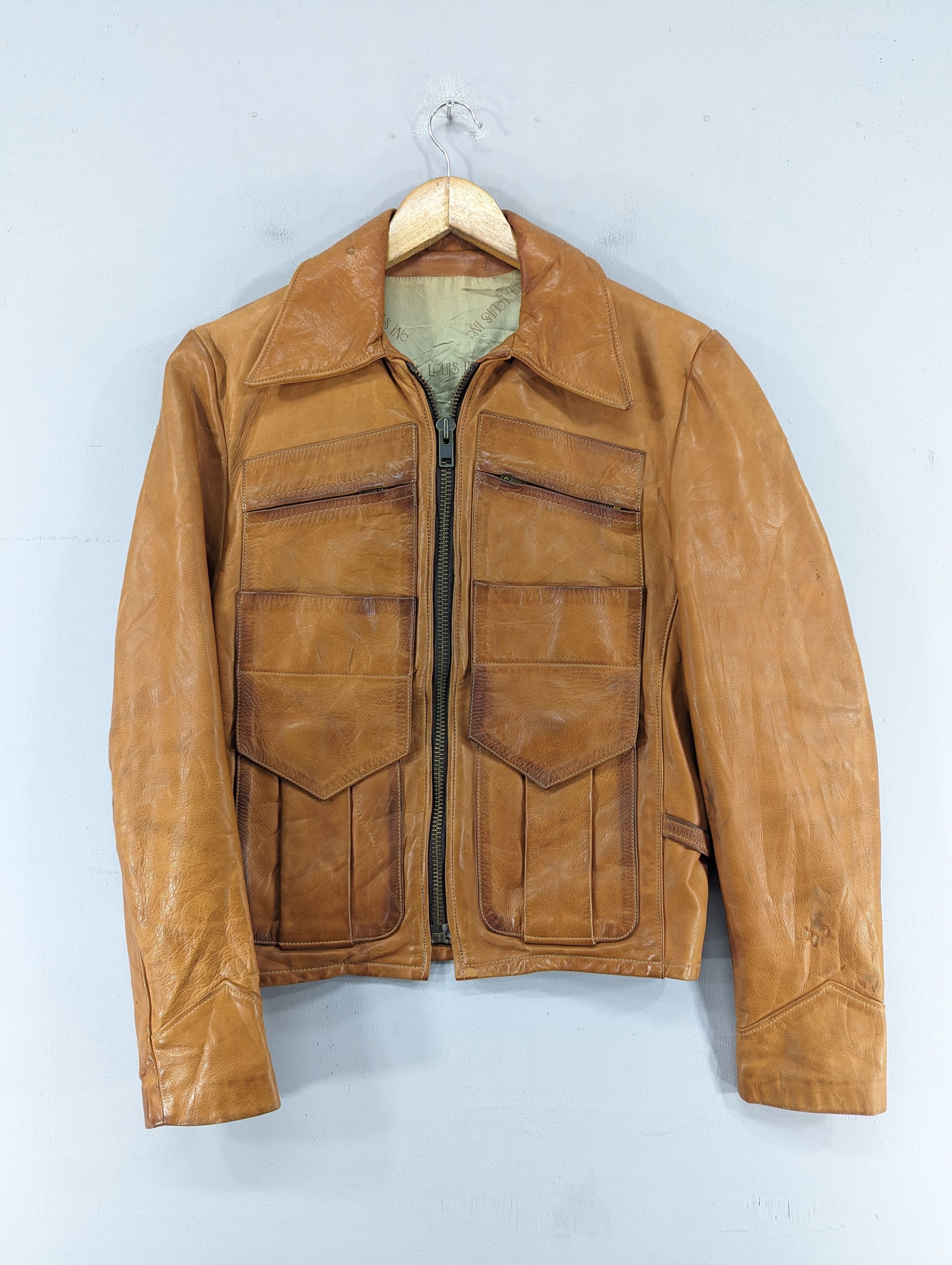 Japanese Brand × Vintage G.o.a leather bono jacket | Grailed