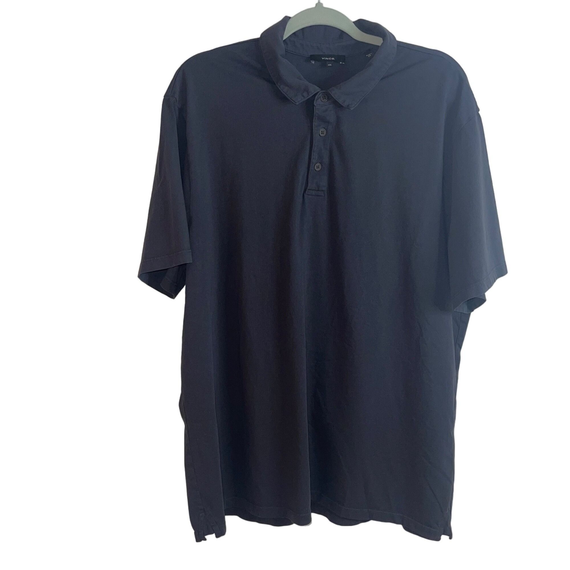 Vince Vince Mens Polo Shirt Size 2XL Gray Garment Dyed Size US XXL / EU 58 / 5 - 7 Thumbnail
