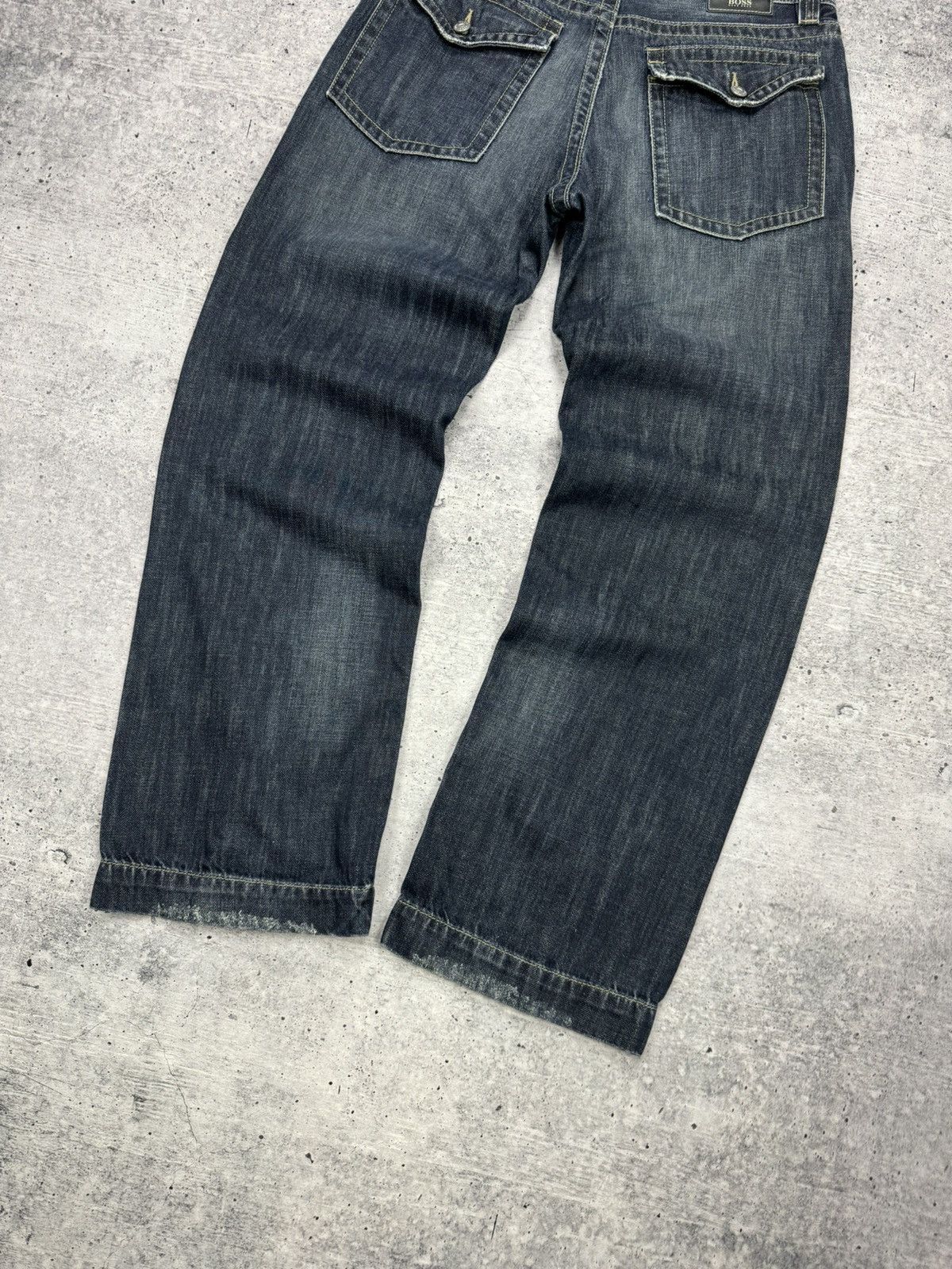 Hugo Boss × Vintage Vintage Y2K Style Hugo Boss Button Pockets Archive Jeans Size US 33 - 19 Thumbnail