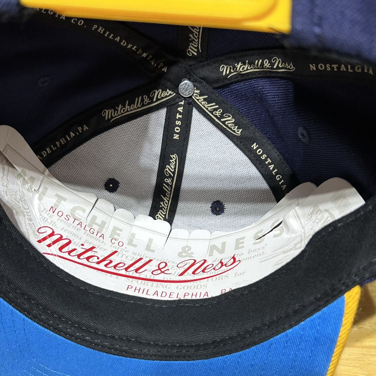 Mitchell & Ness Golden State Warriors Snapback Hat Cap NBA Mitchell & Ness Size ONE SIZE - 7 Thumbnail