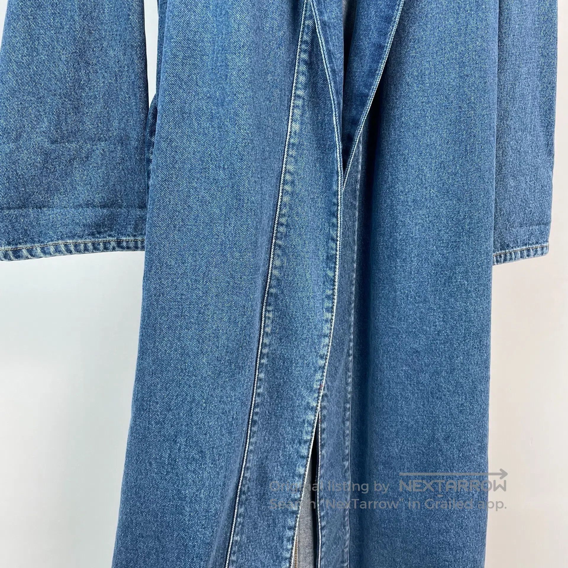Balenciaga Balenciaga Blue Long Denim Bathrobe Coat Jacket Size 36| Size XS / US 0-2 / IT 36-38 - 5 Thumbnail